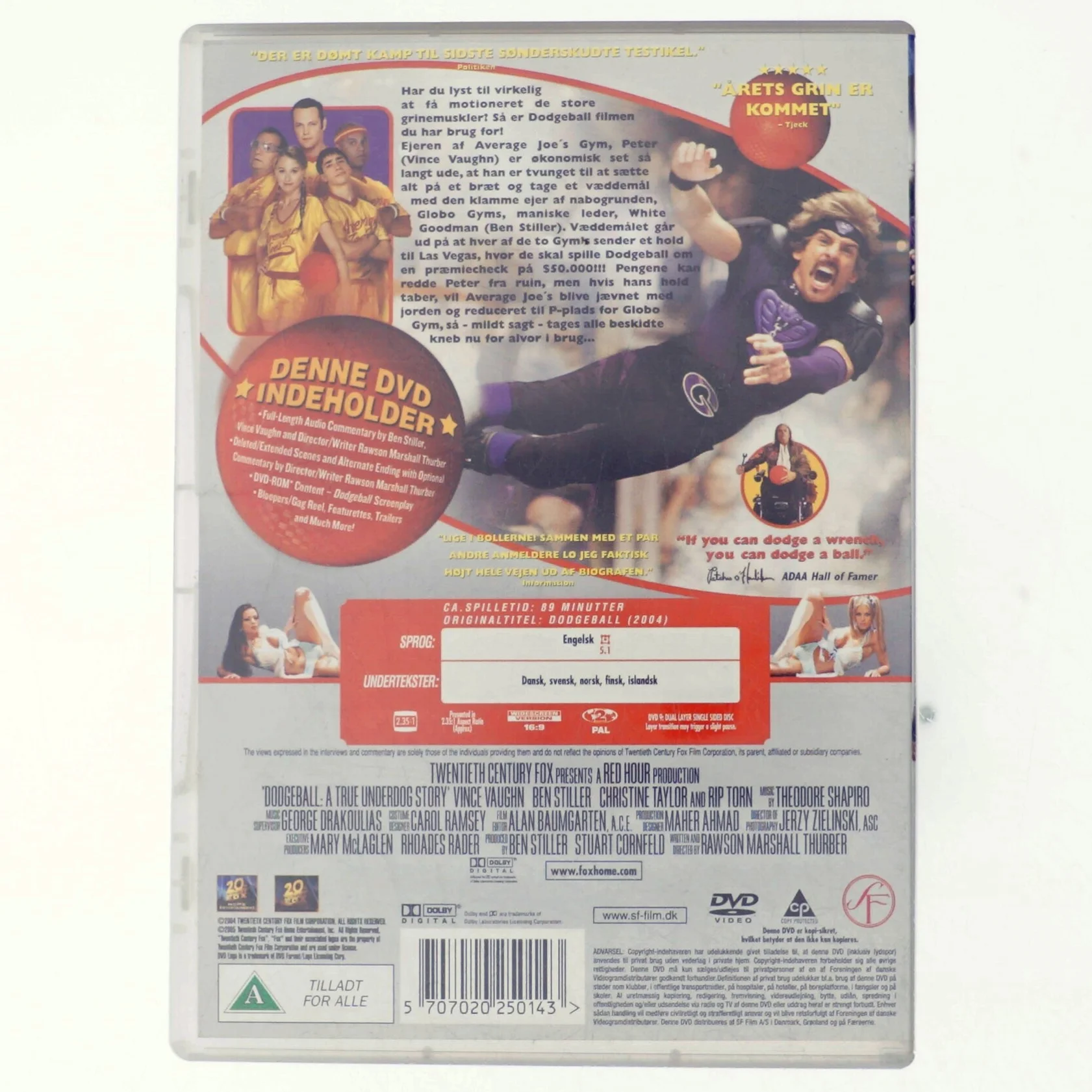 Dodgeball - Ben Stiller / Vince Vaughn - DVD