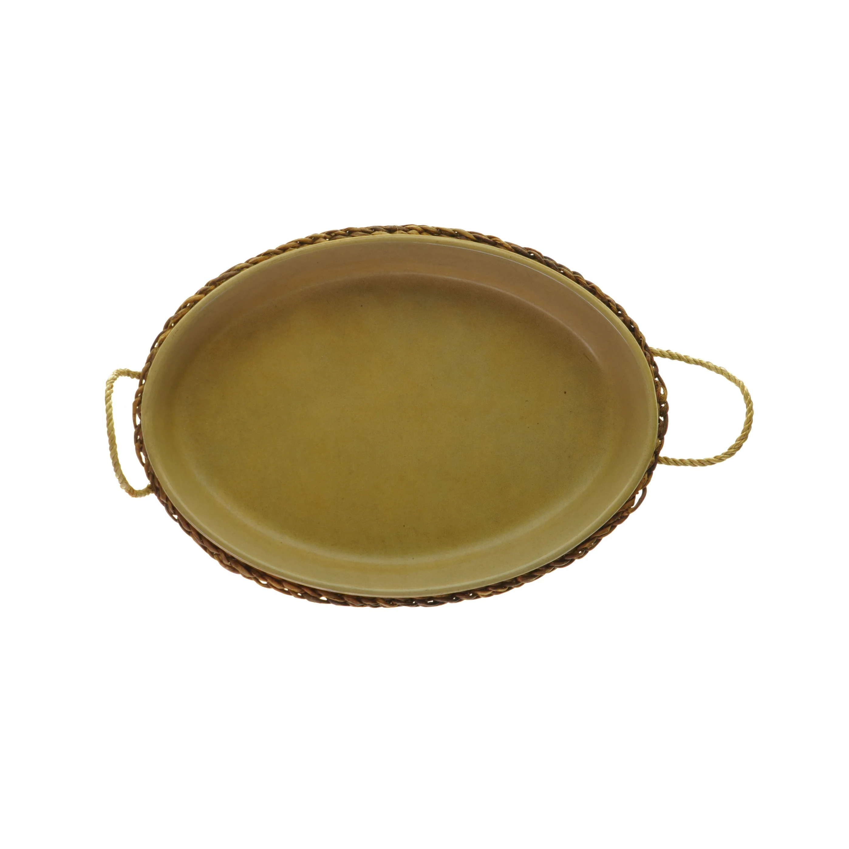 Porcelæns fad med bærgerkurv