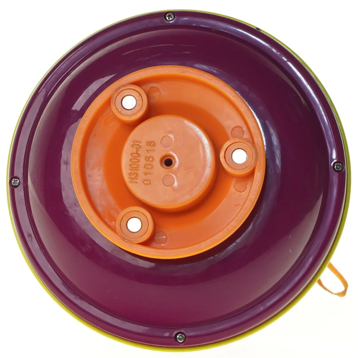 Babylegetøj, snurretop fra B (str. 17 x 14 cm)