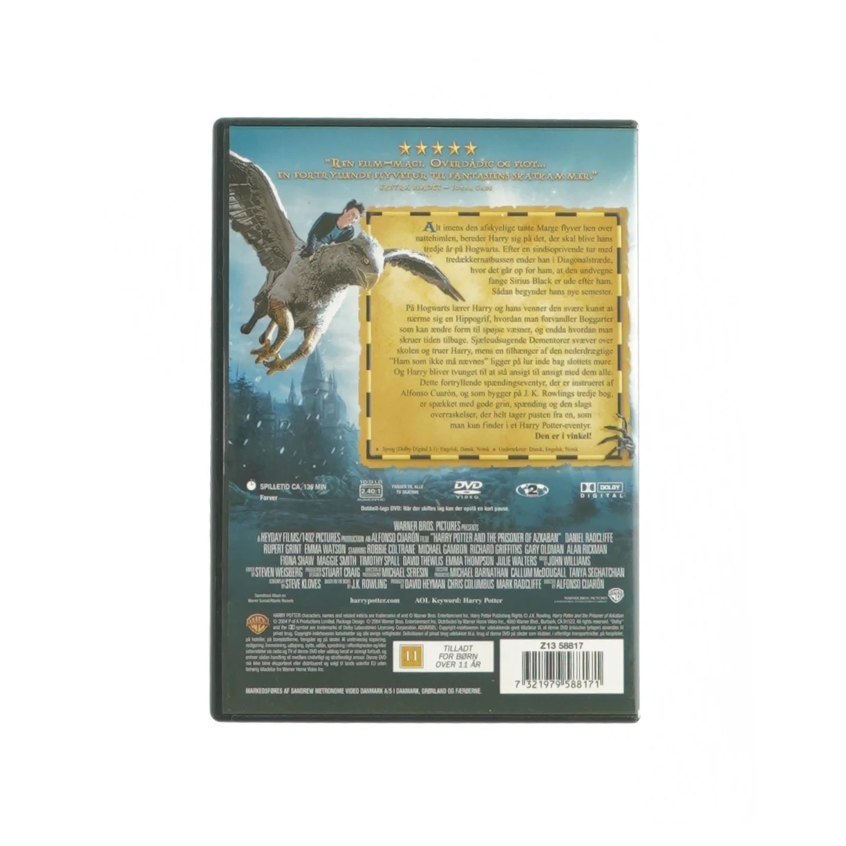 Harry Potter og fangen fra Azkaban (DVD)