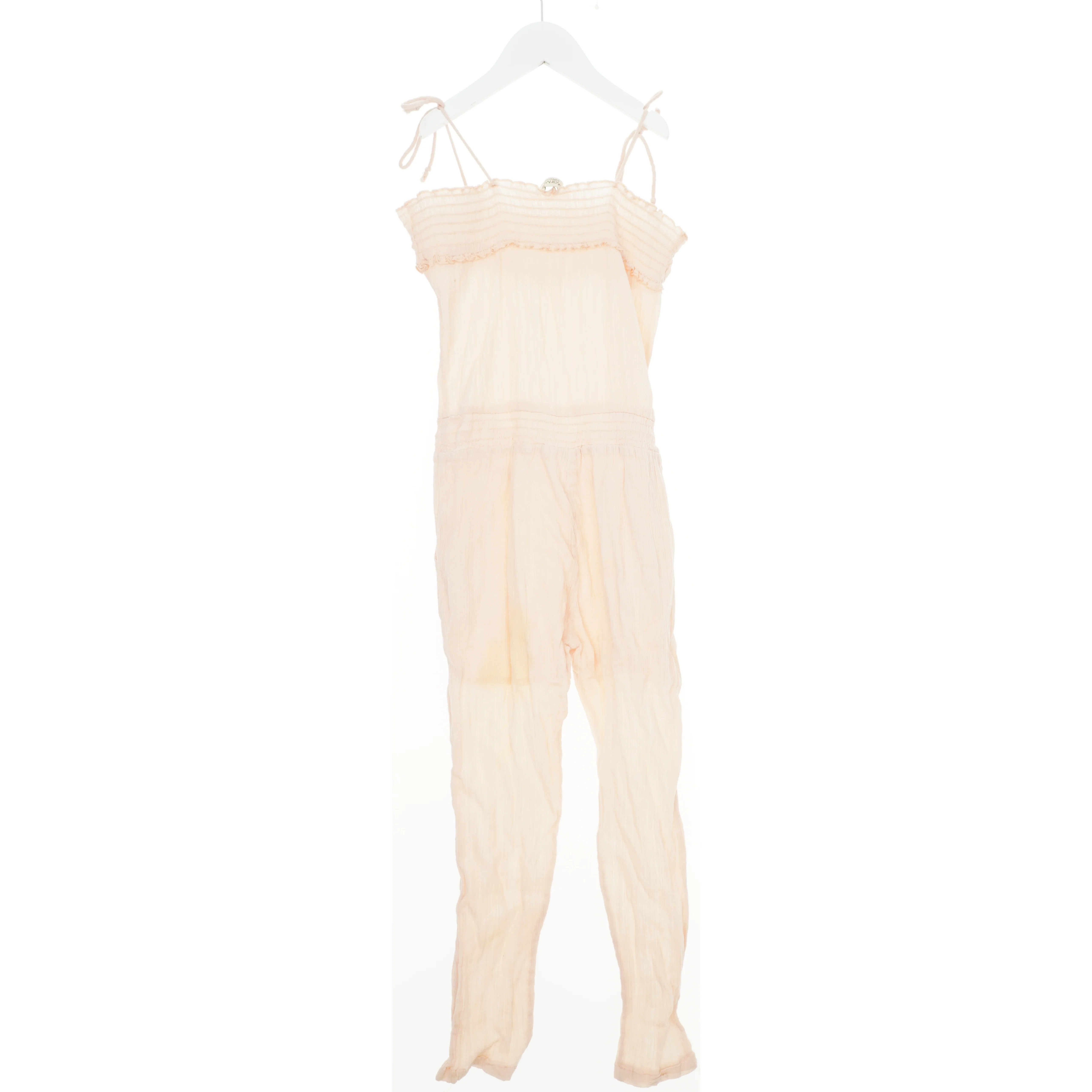 Lys ferskenfarvet buksedragt fra MarMar (str. 128)