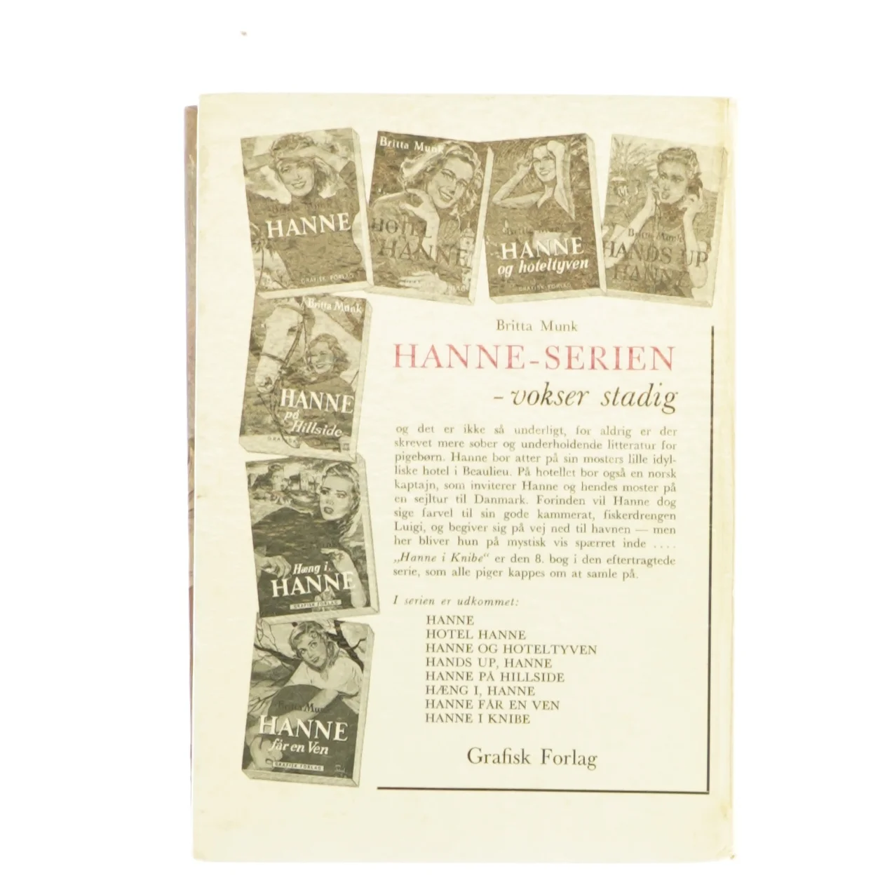 Hanne i knibe af Britta Munk (Bog)