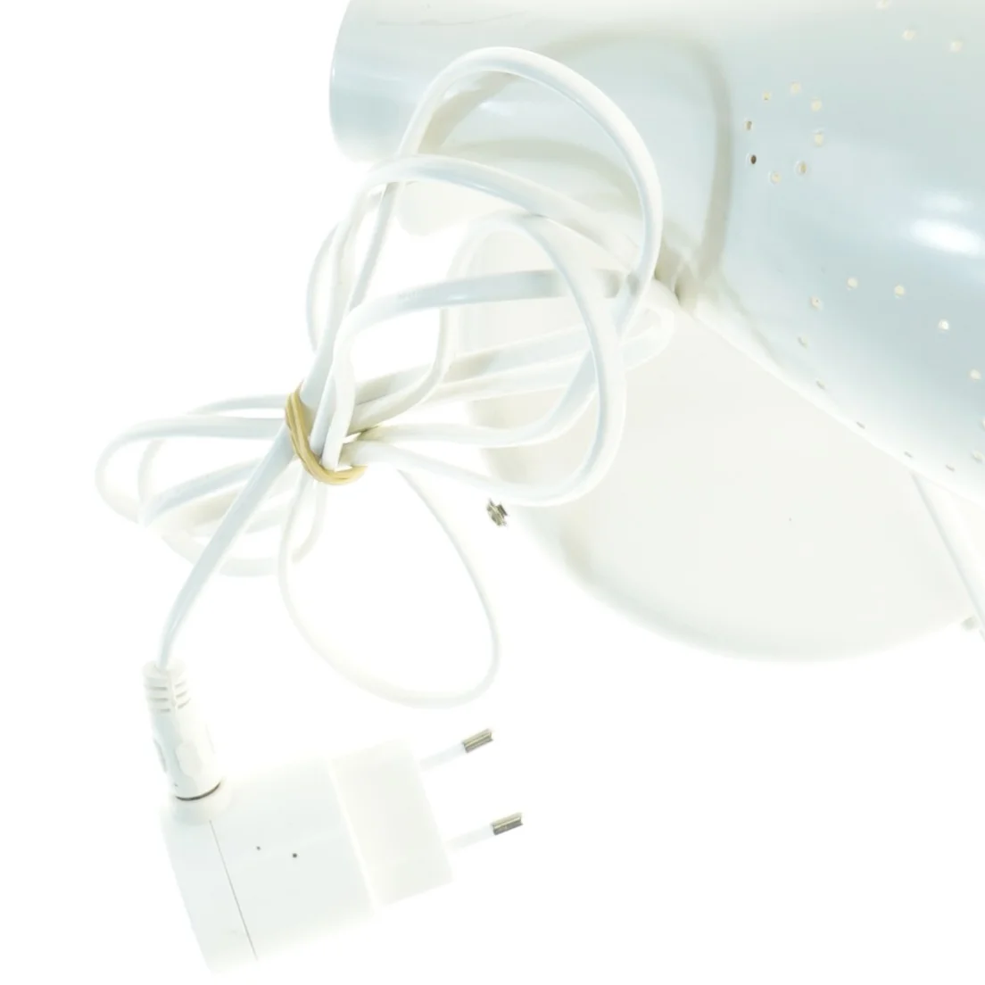 Hvid bordlampe (str. 20 x 17 25 cm)