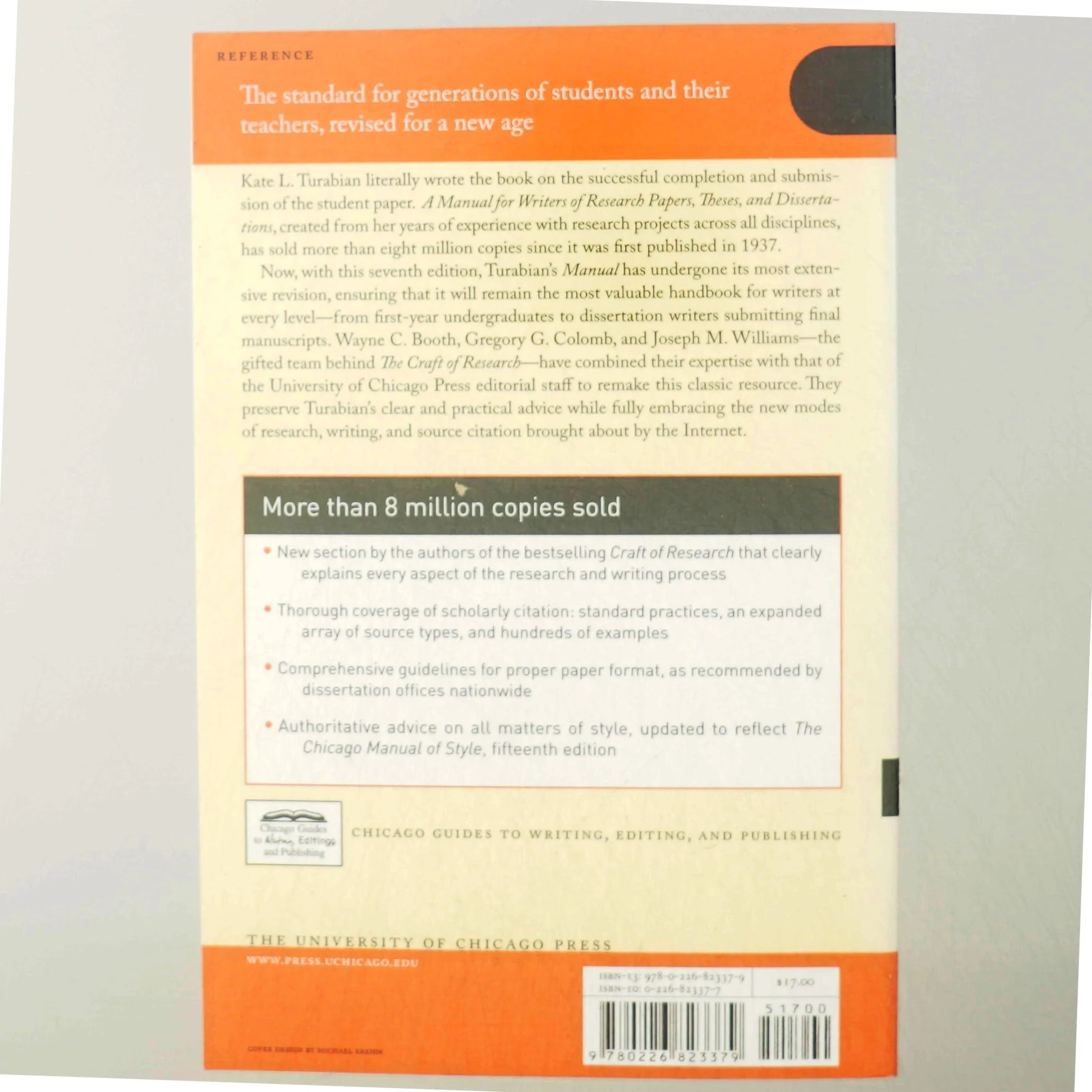 A manual for writers of research papers, theses, and dissertations : Chicago style for students and researchers af Kate L. Turabian (Bog)