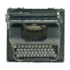 Vintage Underwood skrivemaskine med etui fra Underwood (str. 33 x 14 cm)