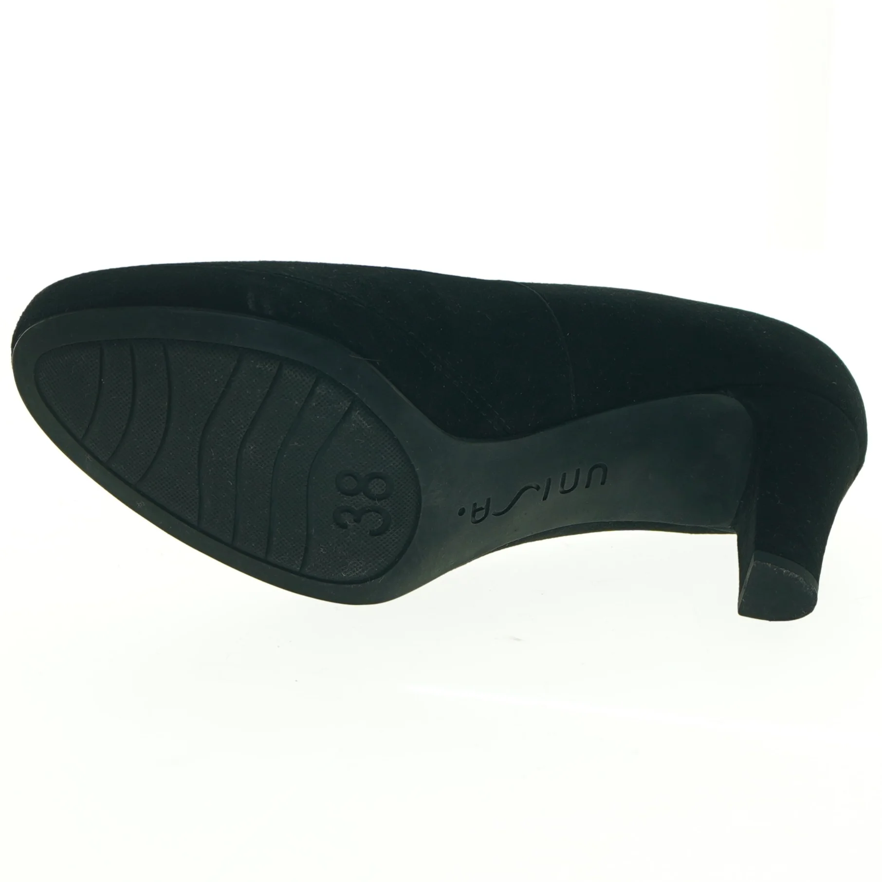 Unisa sorte ruskindspumps fra Unisa (str. 38)