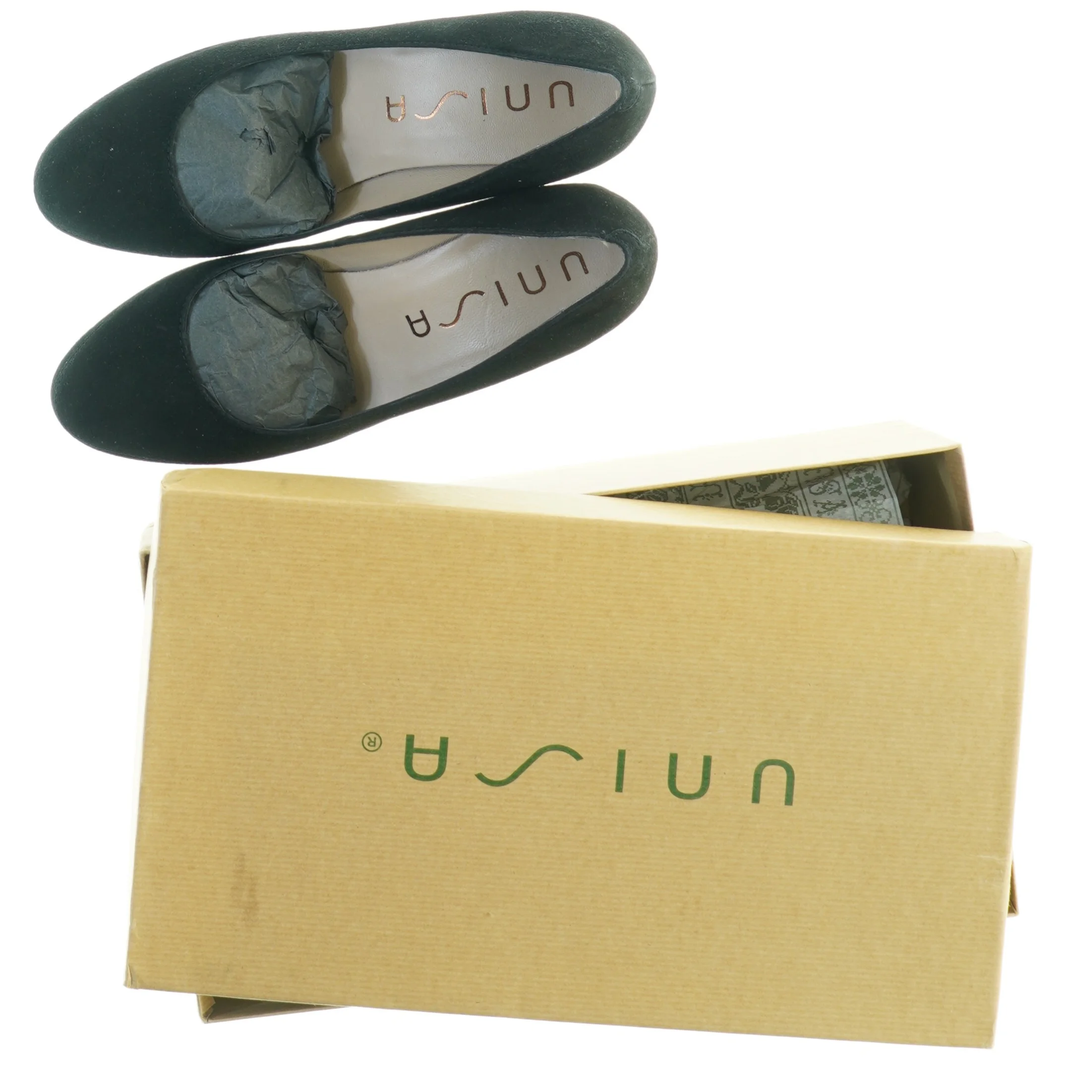 Unisa sorte ruskindspumps fra Unisa (str. 38)