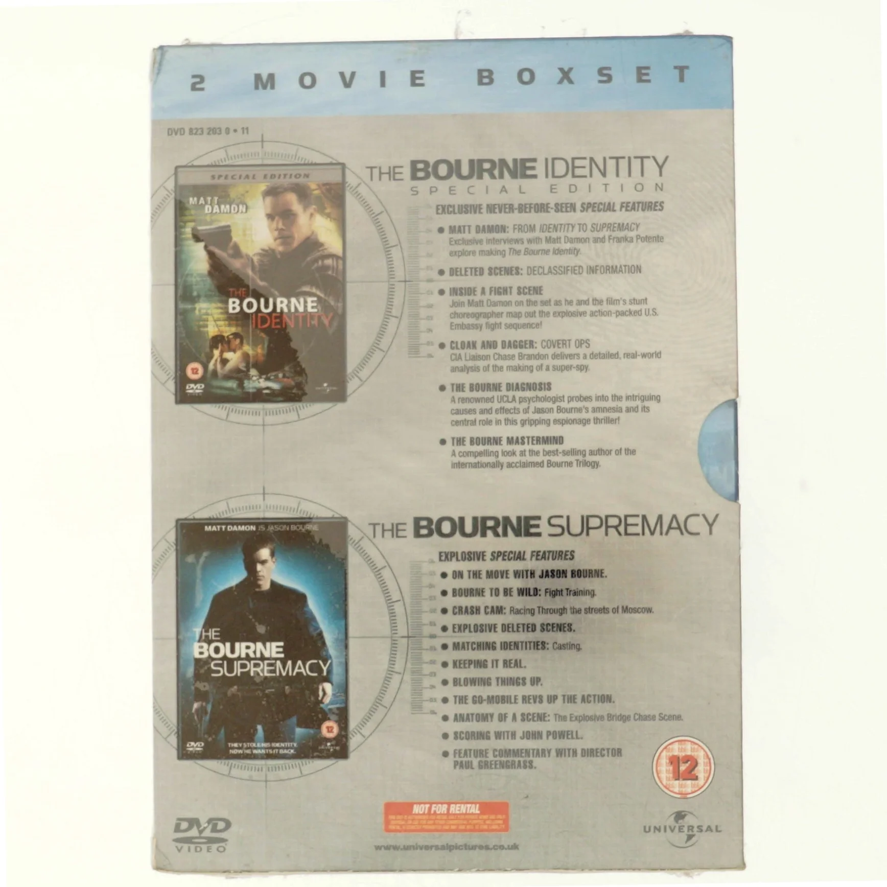 The Bourne identity + The Bourne supremacy