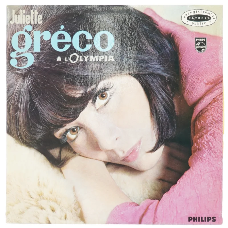 Juliette Gréco vinylplade fra Philips