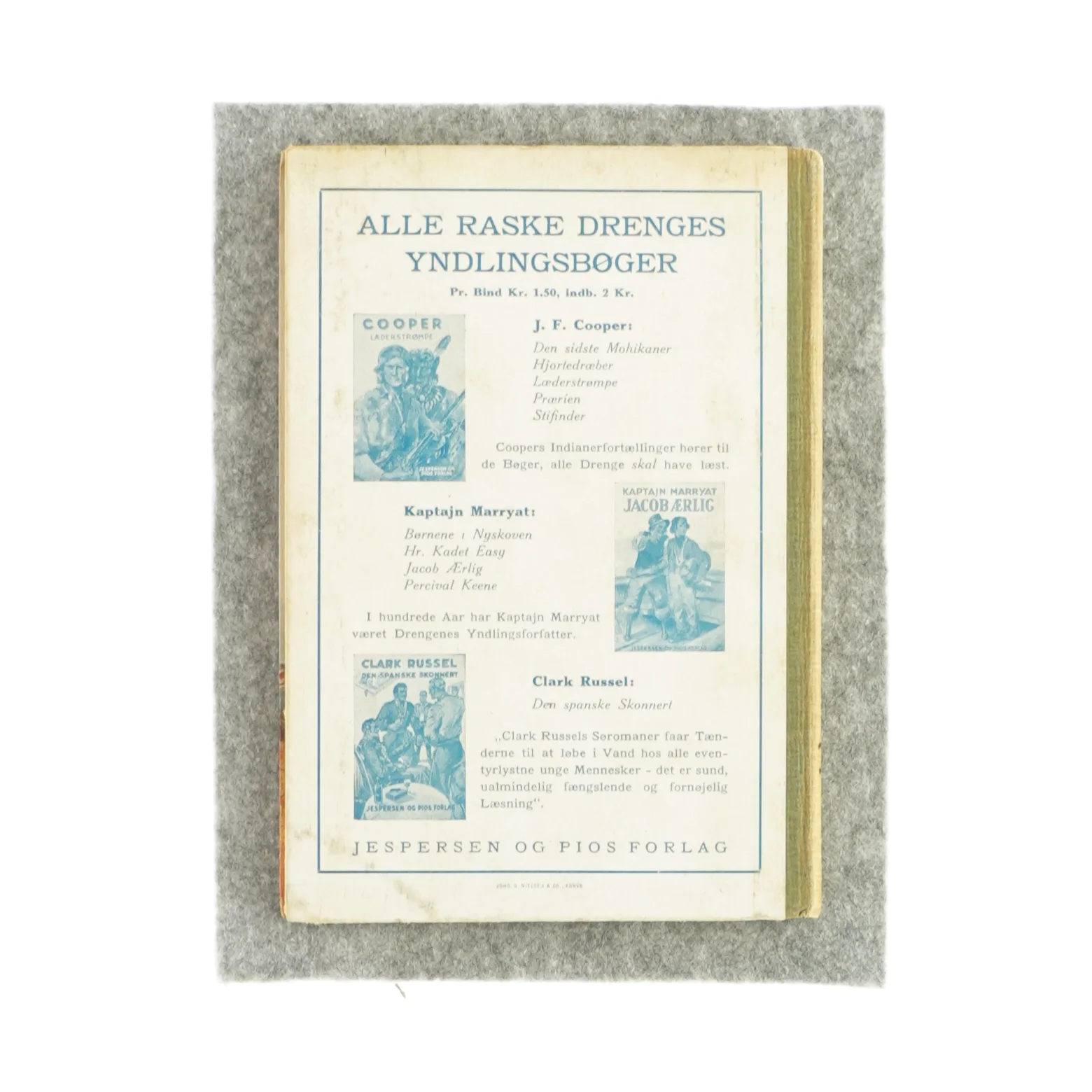 Den sidste Mohikaner af J.F Cooper (Bog)