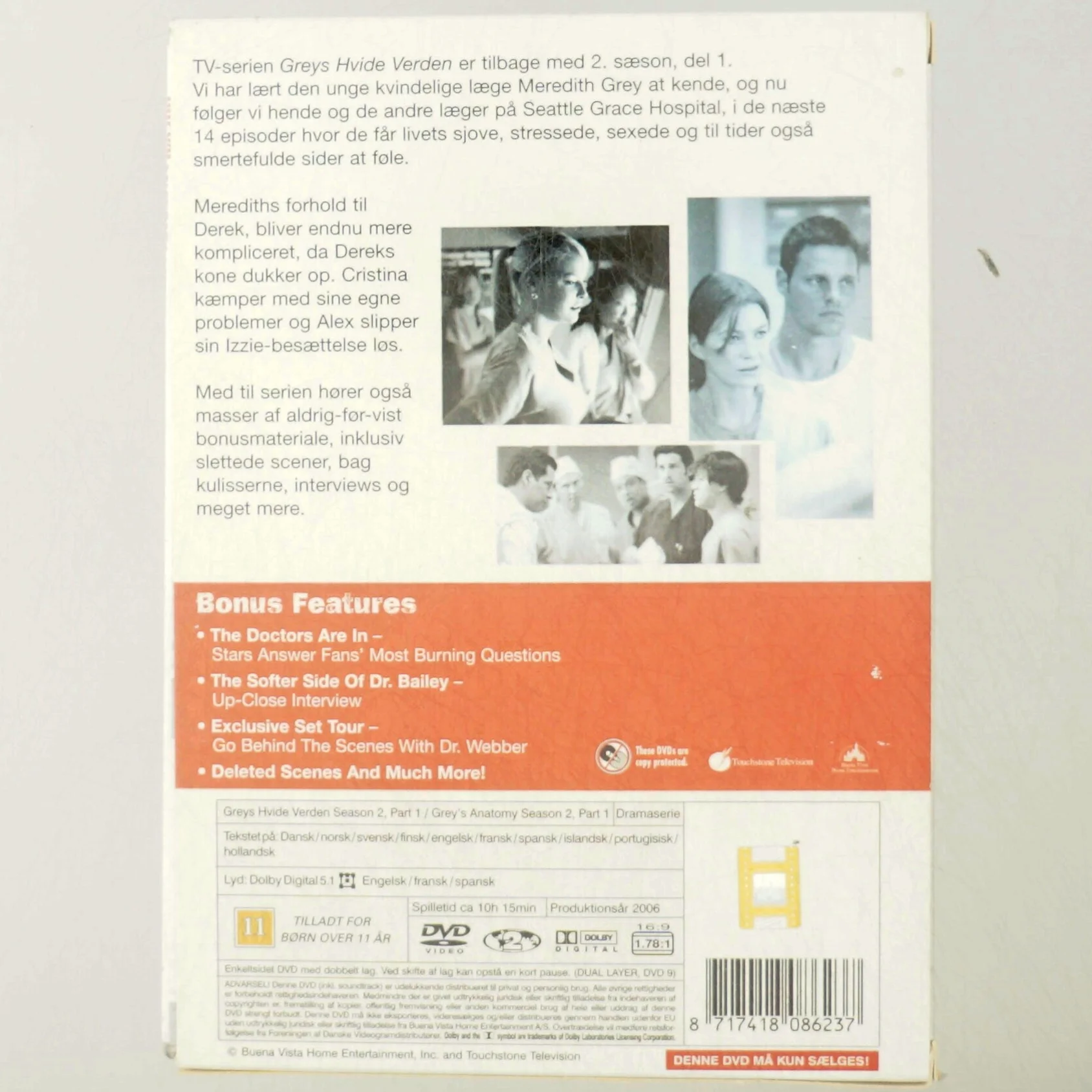 Greys Hvide Verden - Sæson 2, del 1 (DVD)