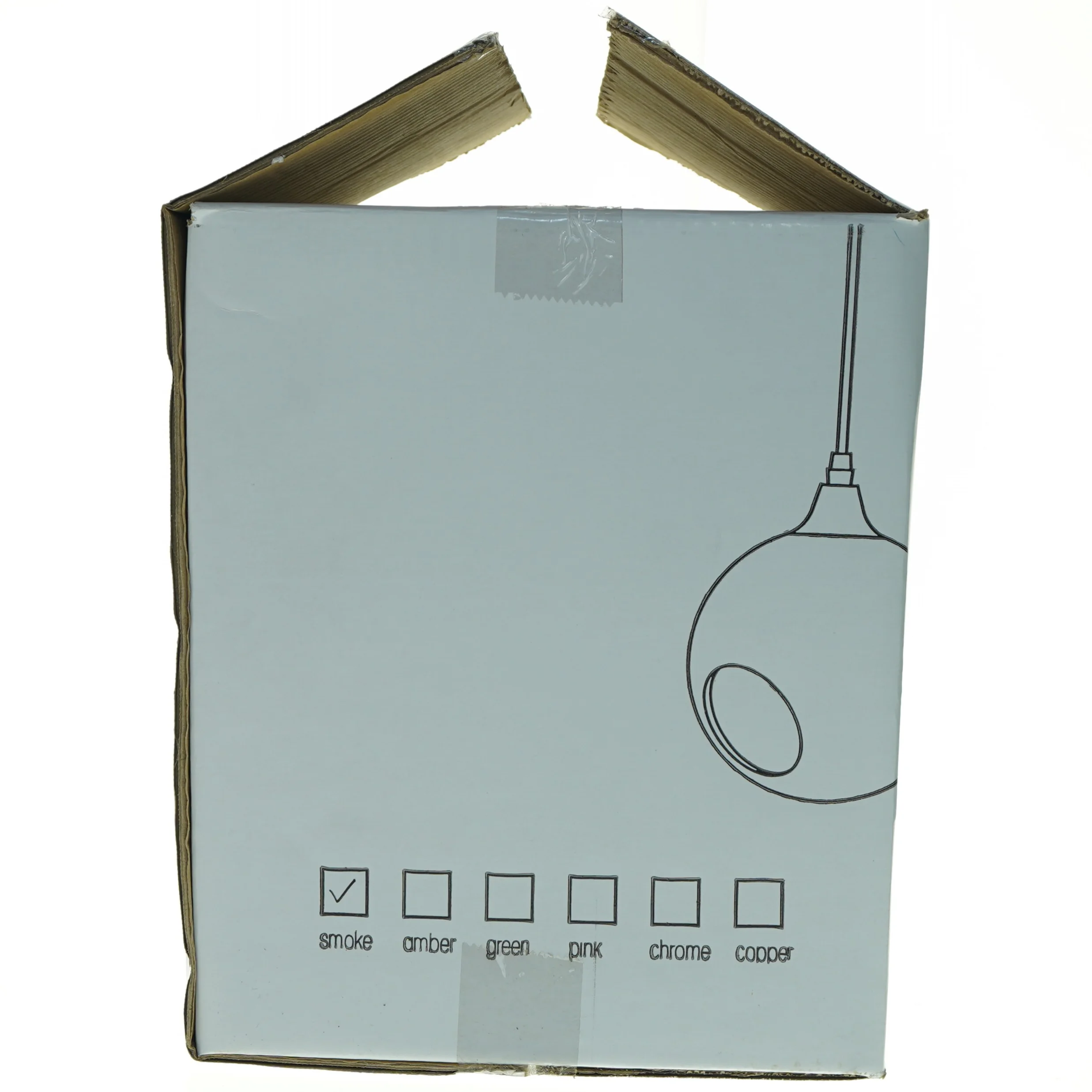 Ballroom pendel, røgfarvet fra Design By Us (str. Ø21 cm)