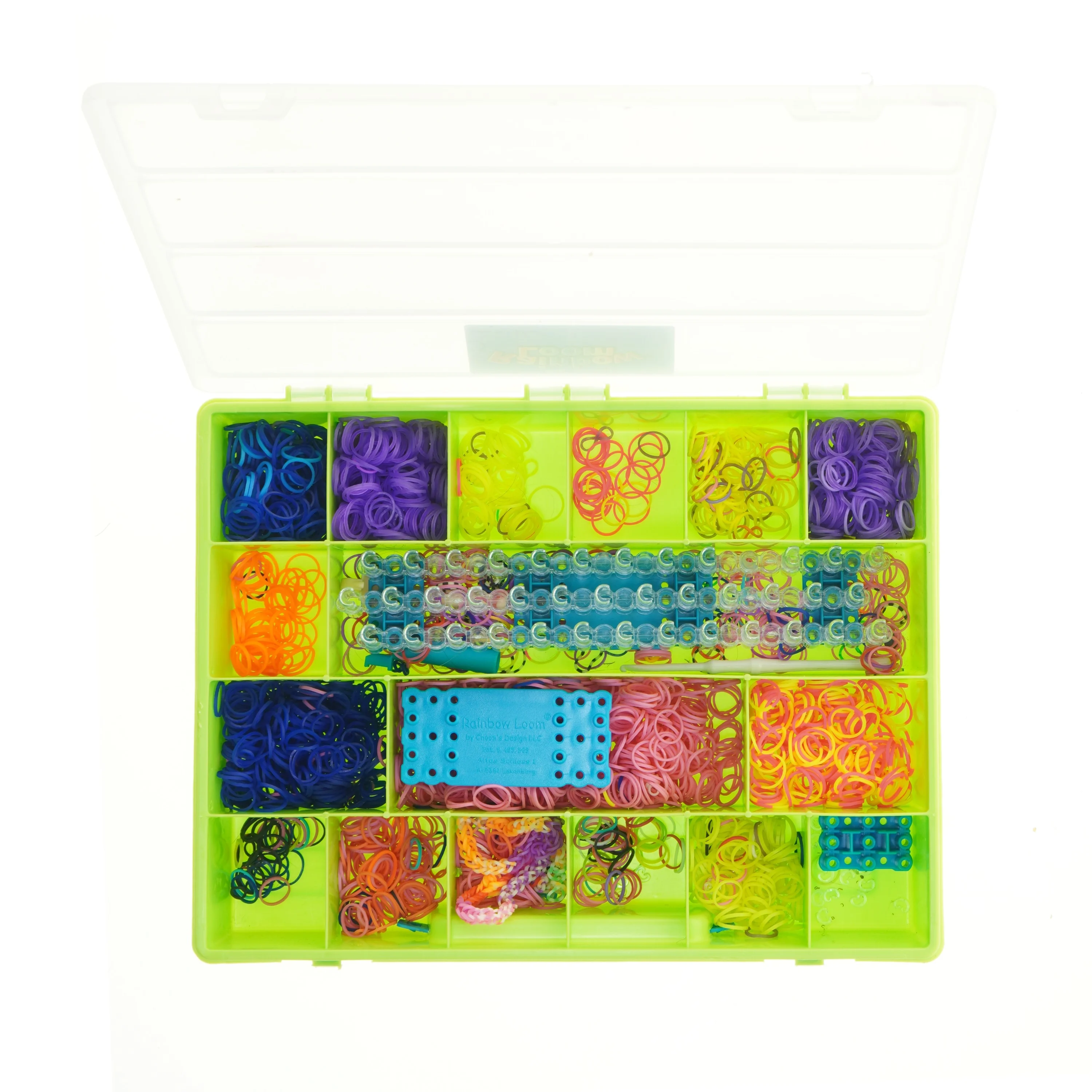 Rainbow Loom elastik sæt fra Rainbow Loom (str. 33,5x27 cm)