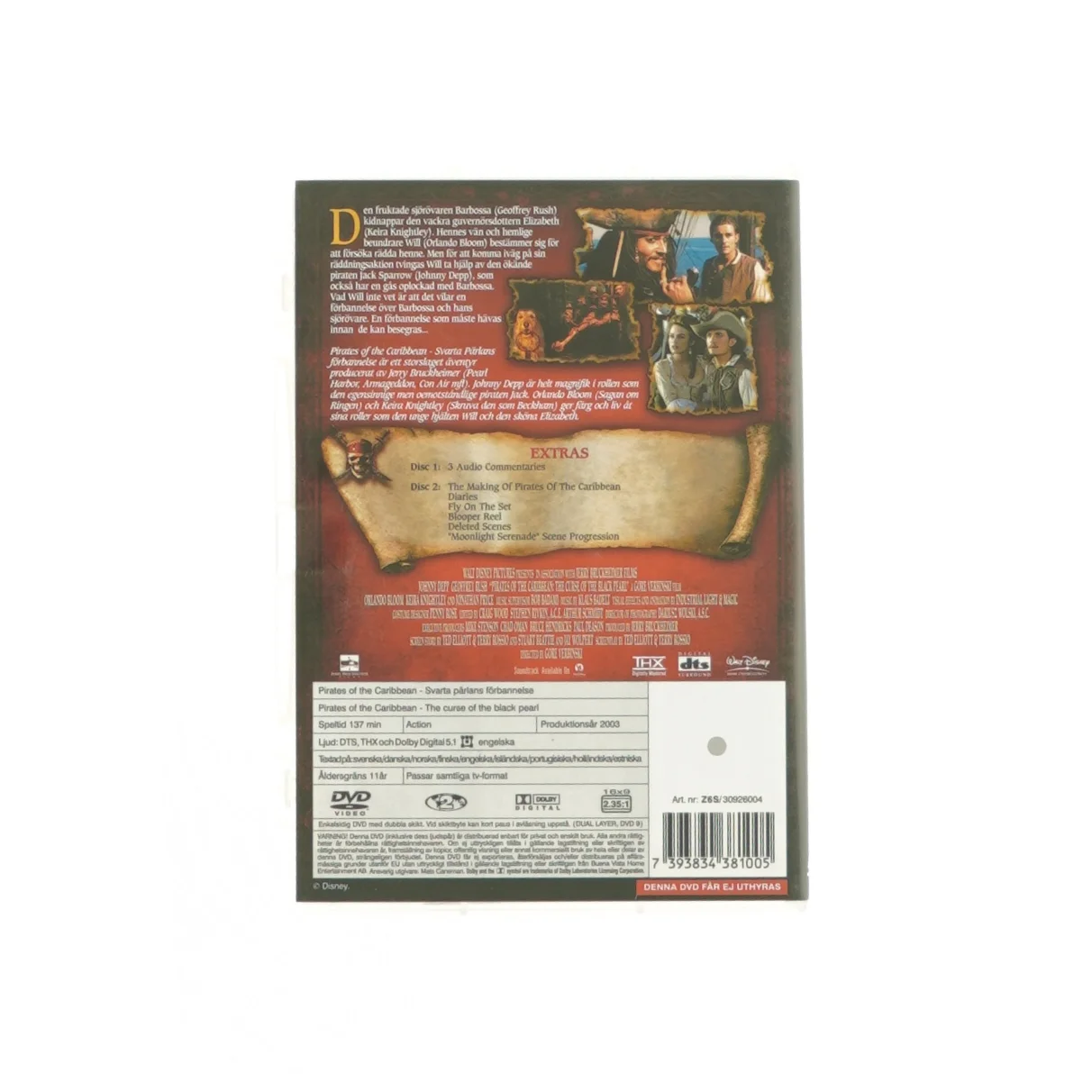 Pirates of the Caribbean (DVD)