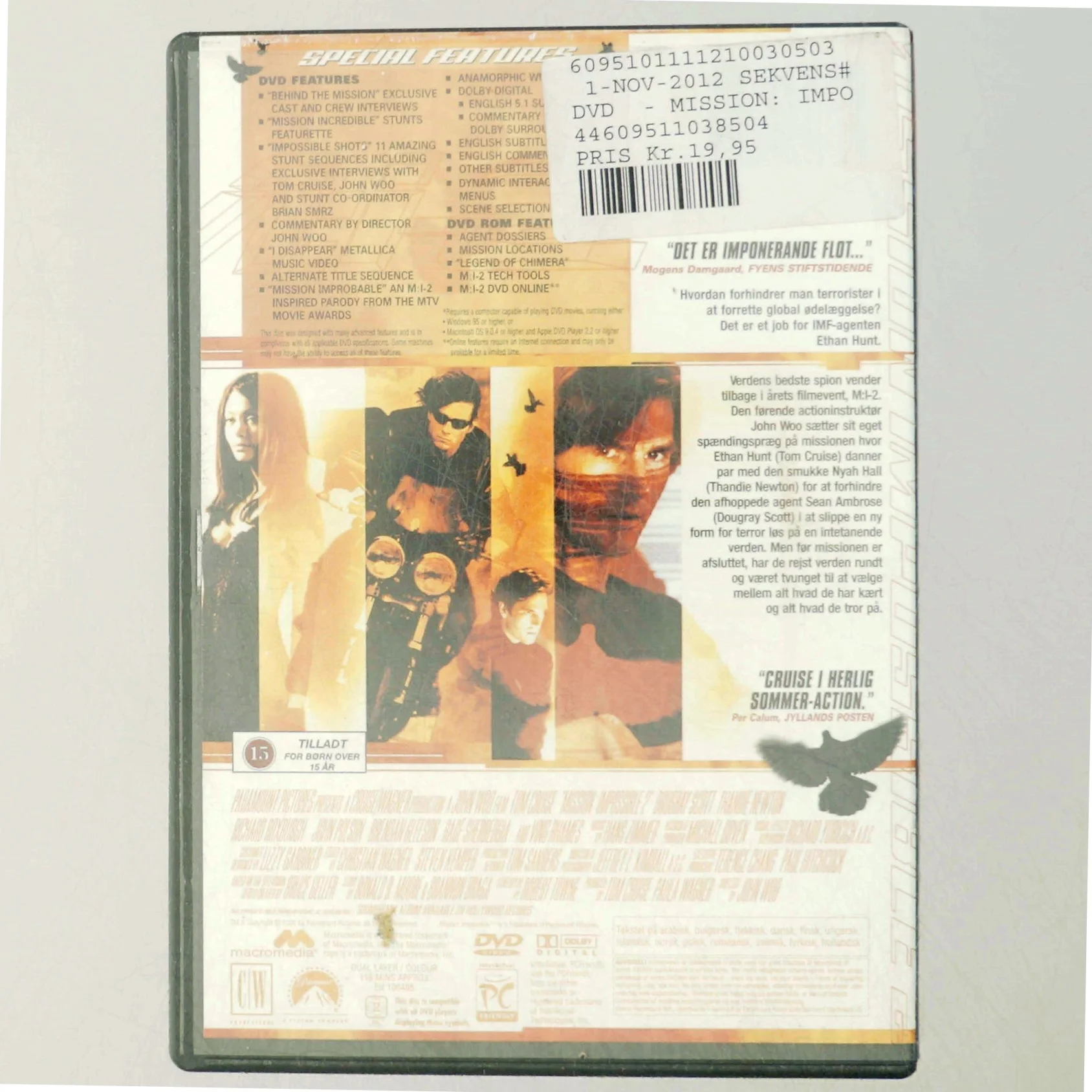 Mission: Impossible 2 DVD