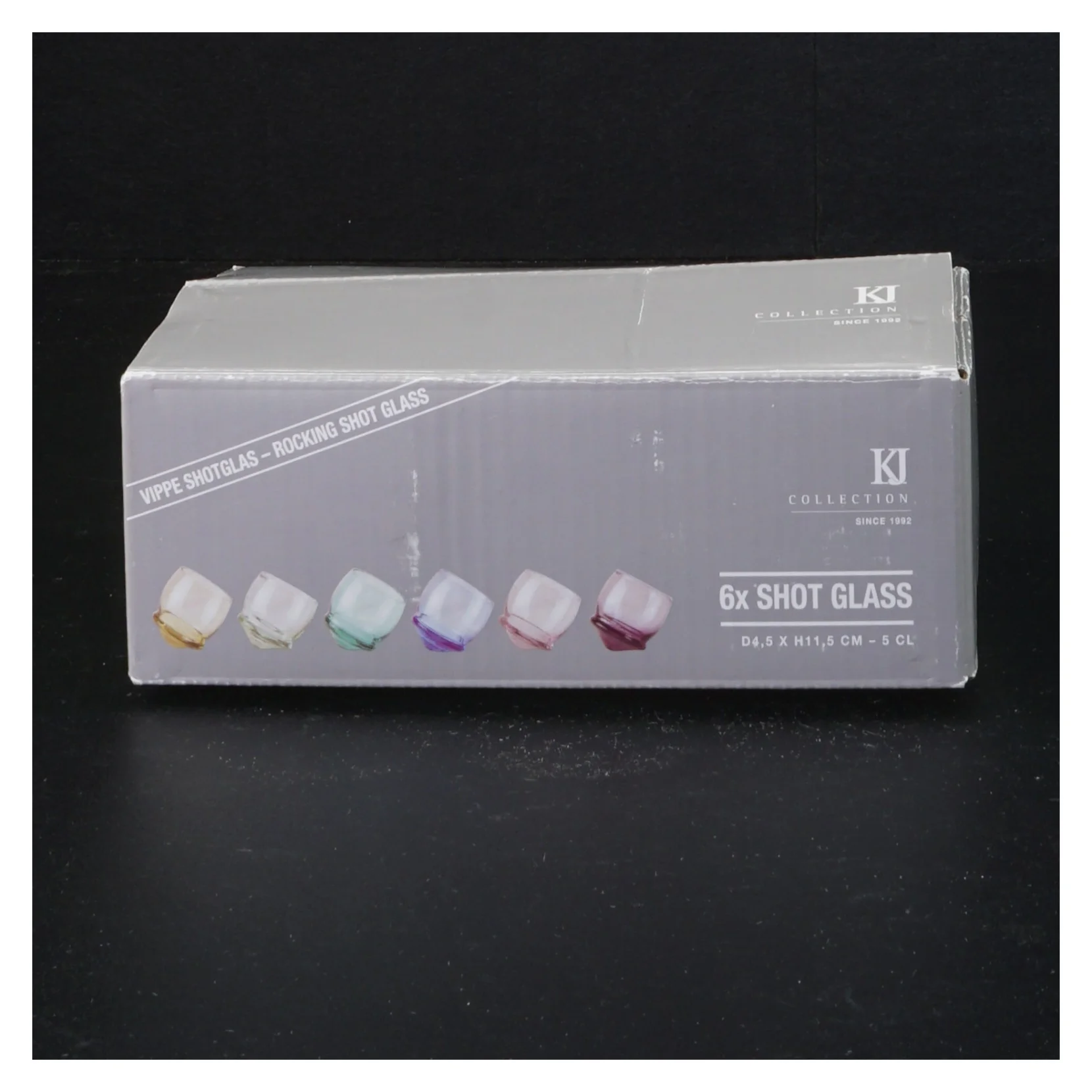 KJ Kollektion vippe shotglas fra Kj Collection (str. 5 x 4 cm)