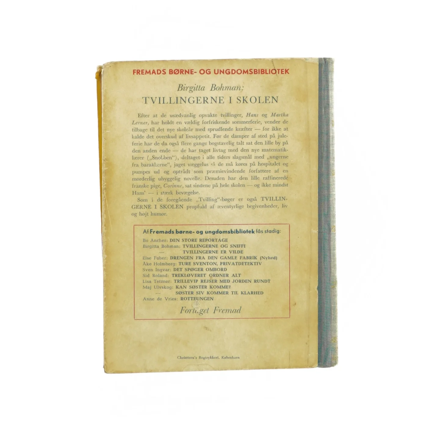 Tvillingerne i skolen af Birgitta Bohman (Bog)