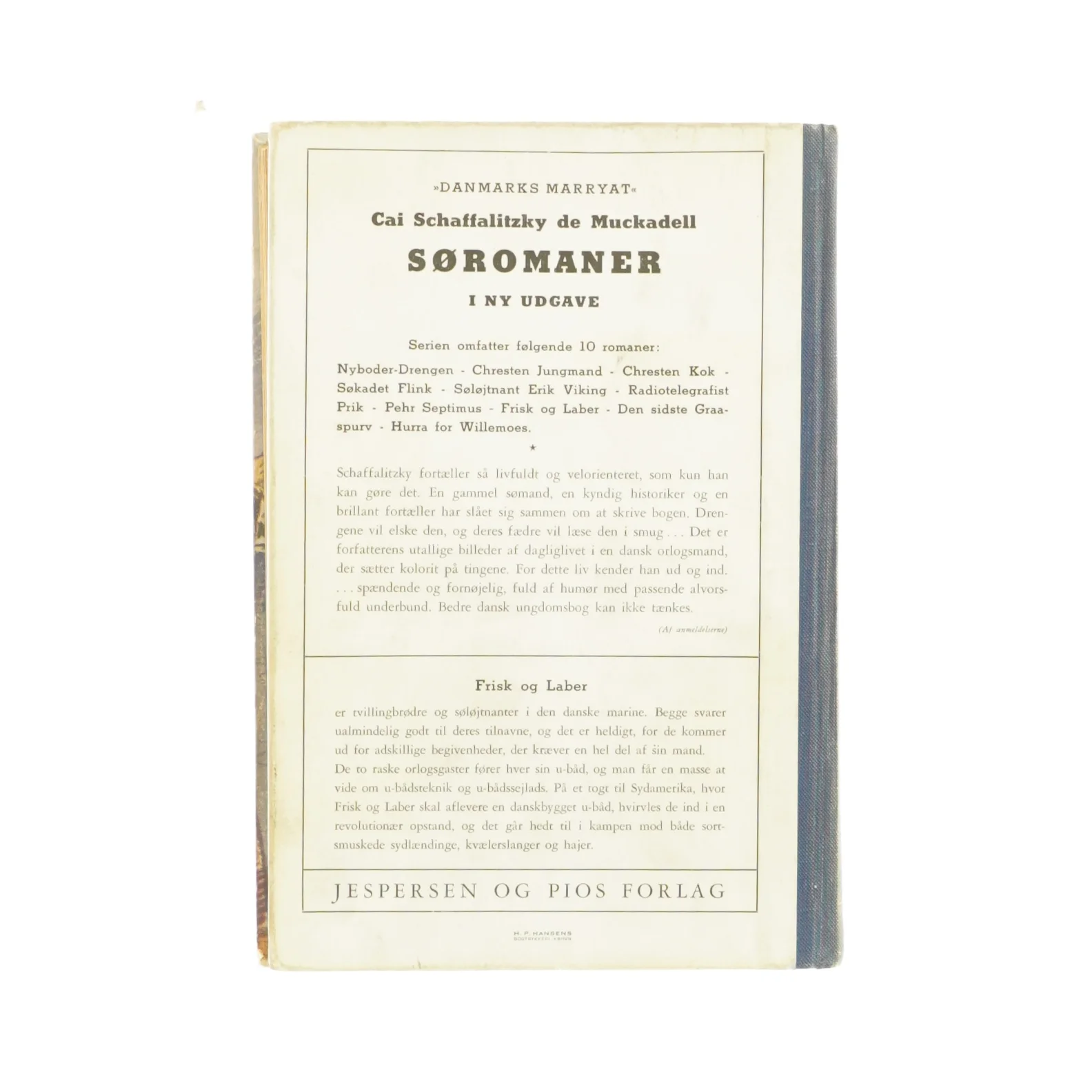 Frisk og laber af Cai Schaffalitzky De Muckadell (Bog)