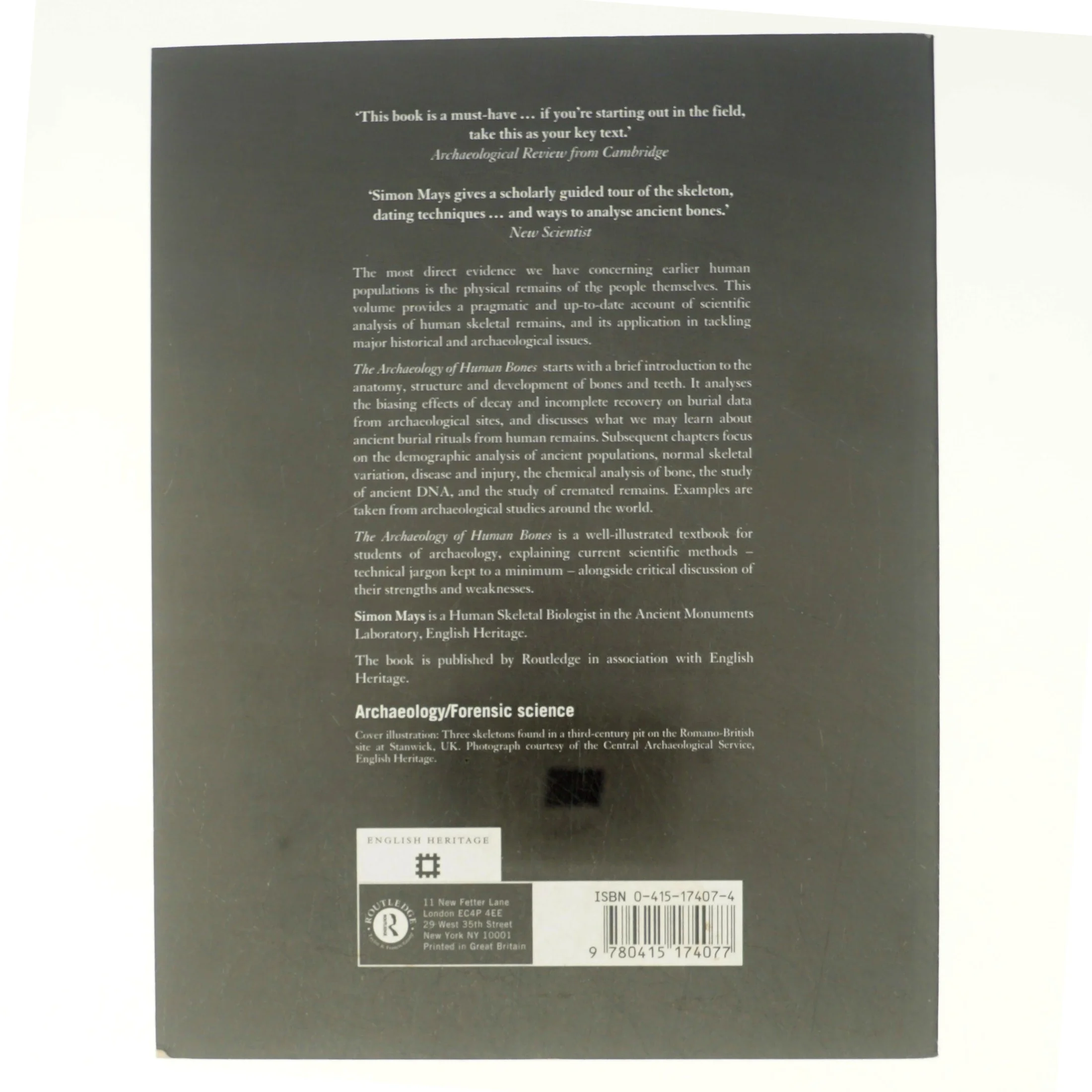 The Archaeology of Human Bones af Simon Mays (Bog)