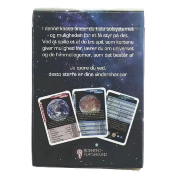 Planet kort fra Scientific Playground (str. Tx 7 cm)