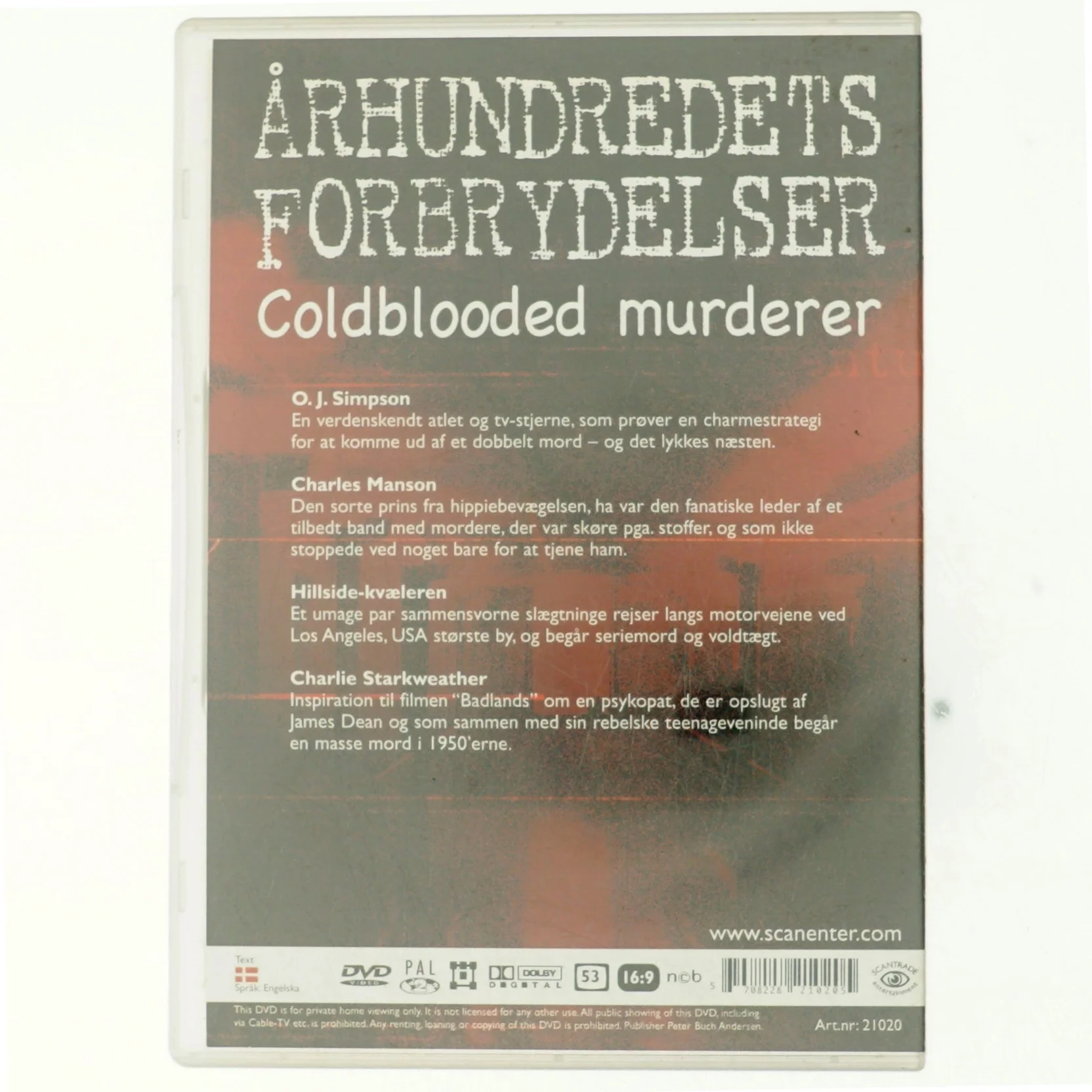 Århundredets forbrydelser, coldblooded murderer