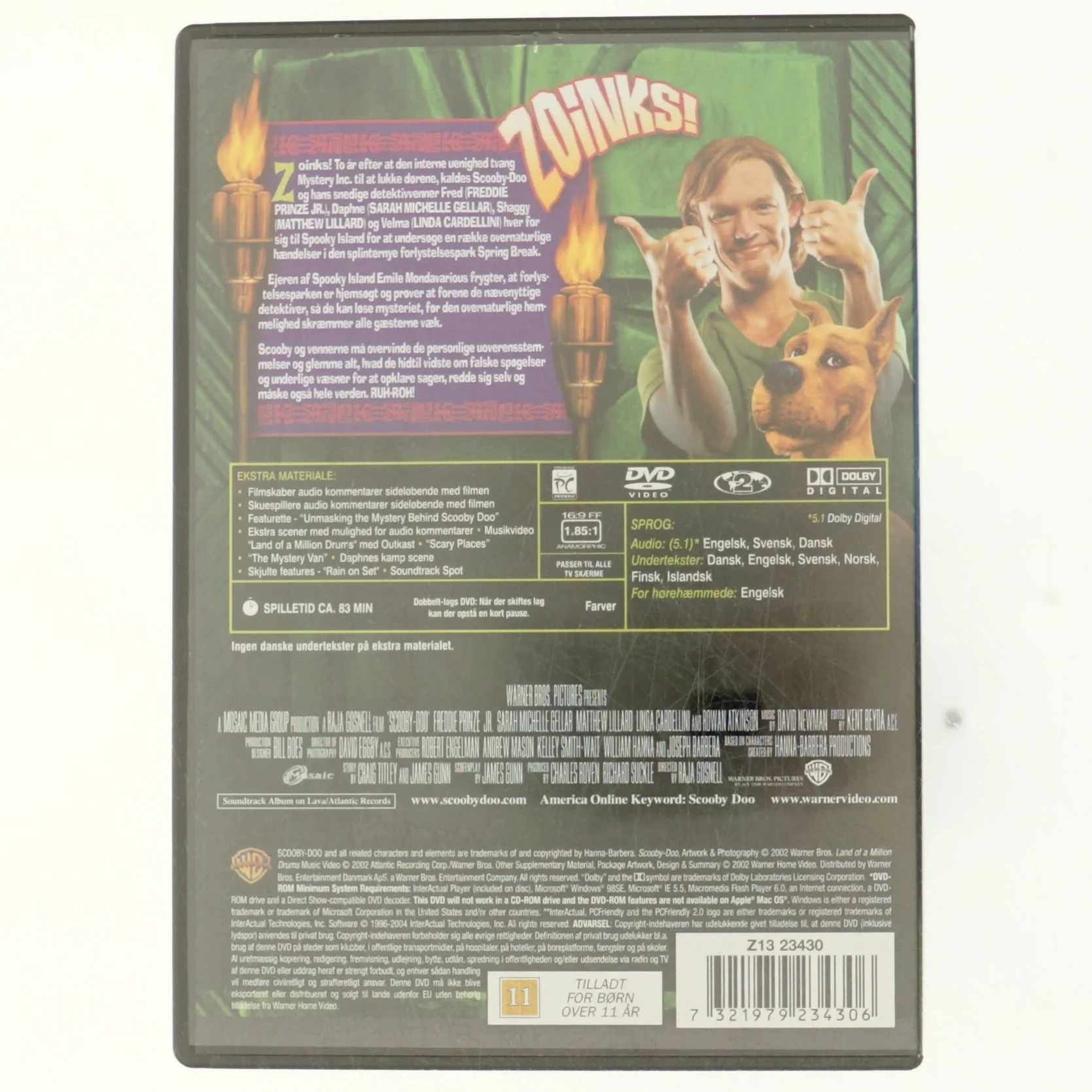 Scooby-Doo The Movie DVD 
