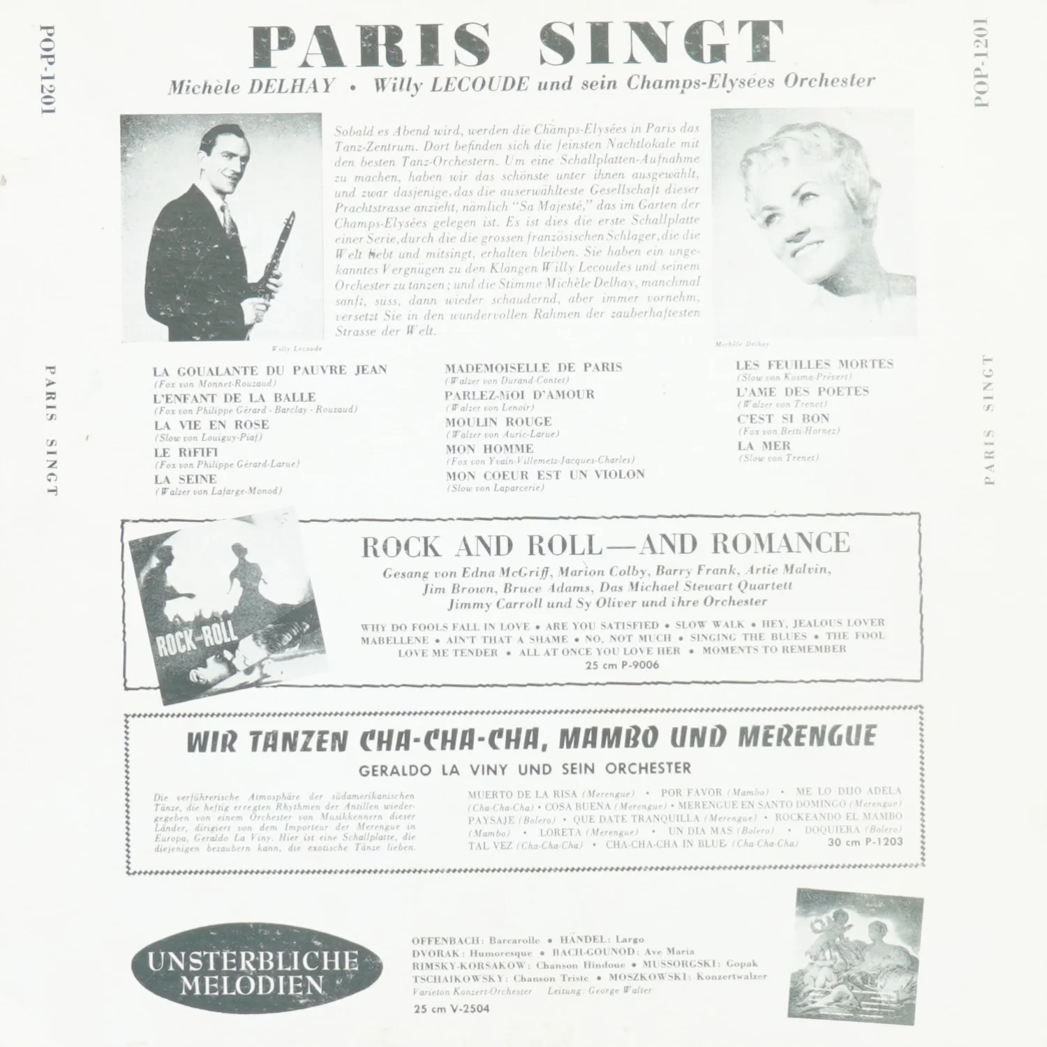 Michèle Delhay - Paris singt Vinyl LP