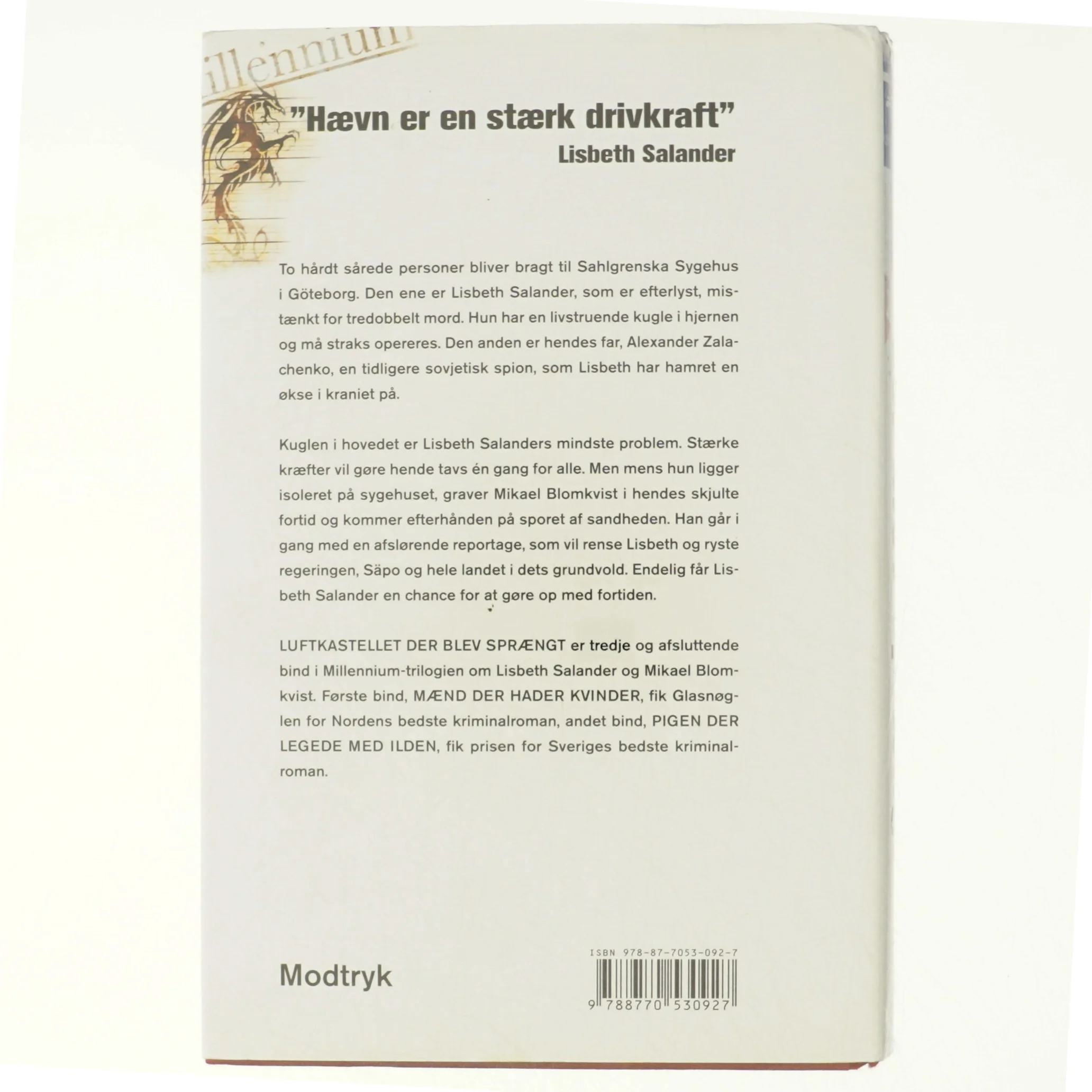 Luftkastellet der blev sprængt af Stieg Larsson