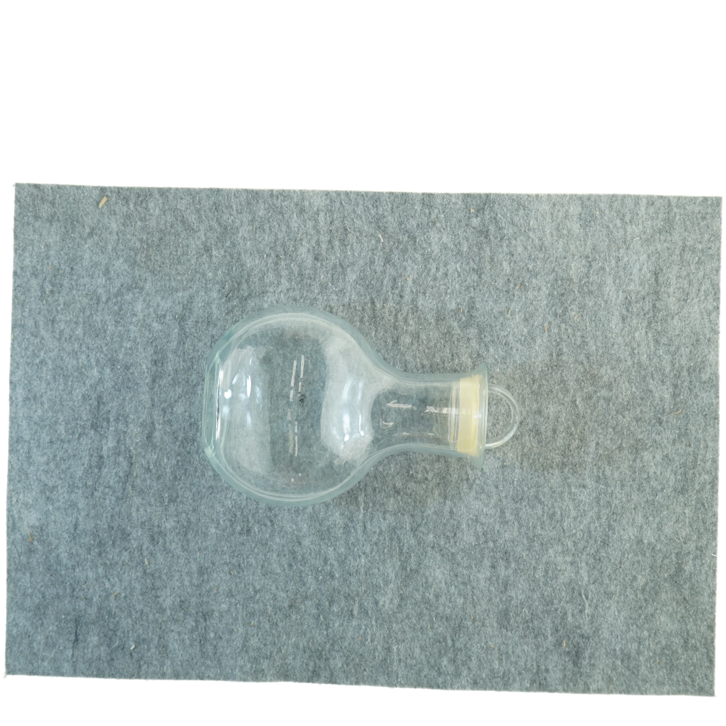 Gennemsigtig glasvase (str. 25 x 9 x 16 cm)