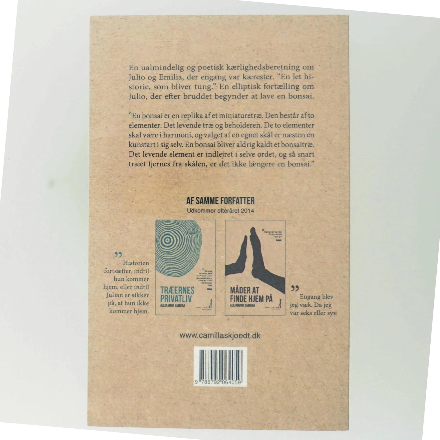 Bonsai af Alejandro Zambra (f. 1975) (Bog)