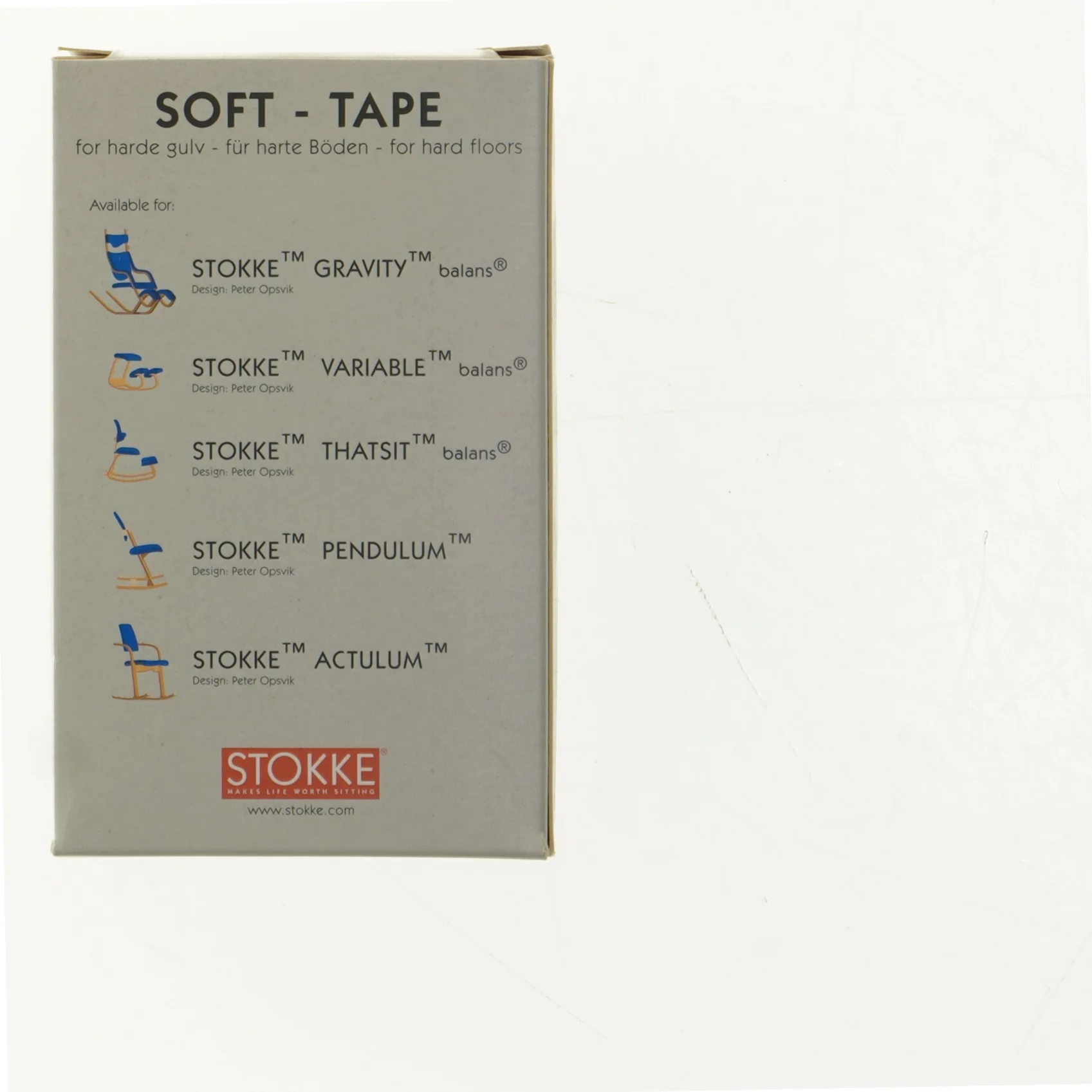 Soft tape TIL STOKKE STOL fra STOKKE (str. 12 x 7 cm)