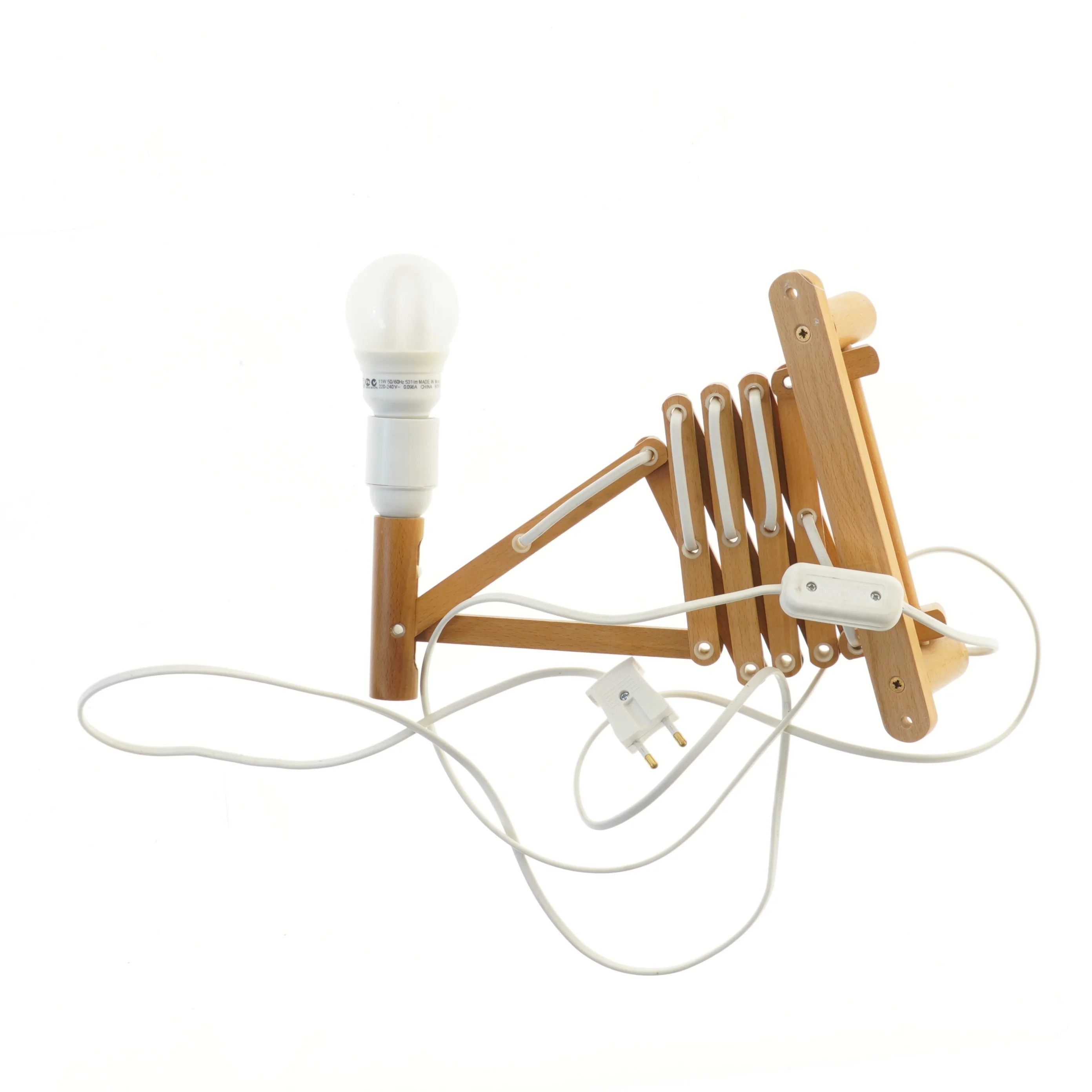 Væglampe med saksarm fra IKEA (str. 24,5 cm)