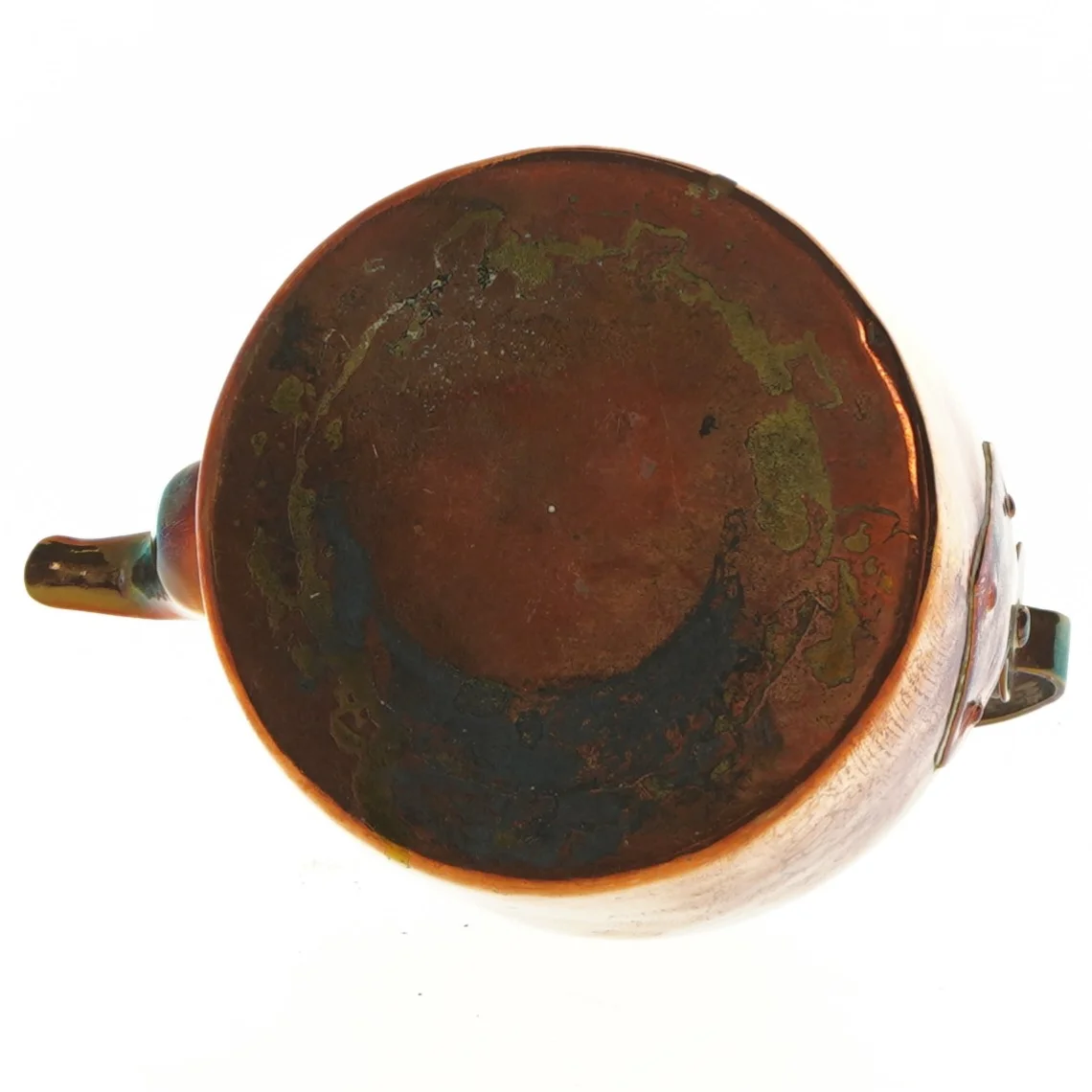 Kobbertekande med hank (str. Ø 13 cm)