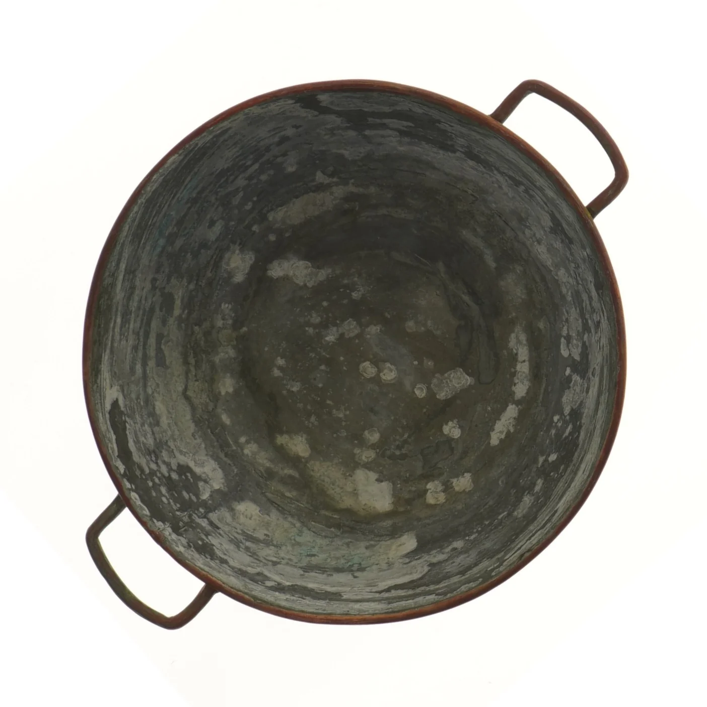 Kobbergryde med ben (str. Ø 21 cm)