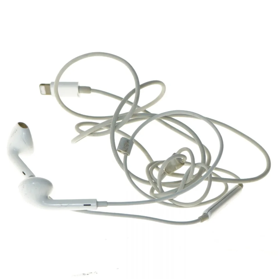 Hovedtelefoner med kabel og lightning stik fra Apple