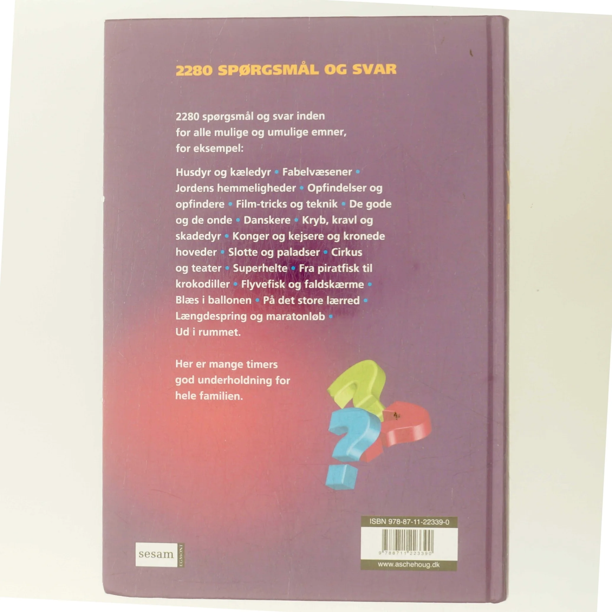 Ved du det? : 2280 spørgsmål og svar : quiz for hele familien (2280 spørgsmål) af Lars Thomas (Bog)