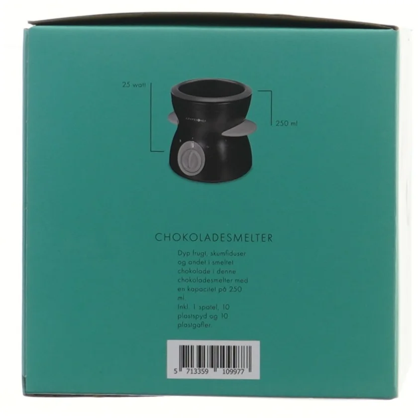 Elektrisk chokoladesmelter fra Kokkenchef (str. 12 cm)