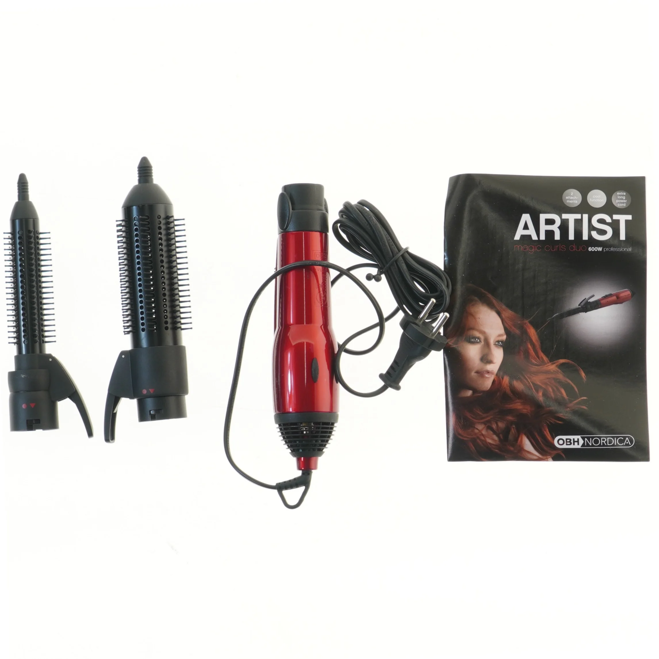 OBH Nordica Artist Magic Curls Duo varme krøllejern fra OBH Nordica (str. 21 cm)