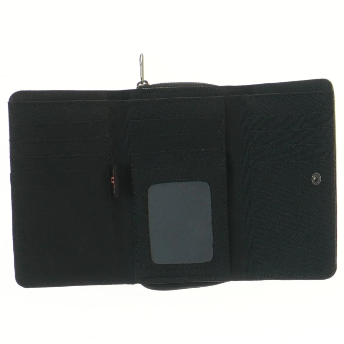 Farverig pung med blomsterdesign (str. 15x9 cm)