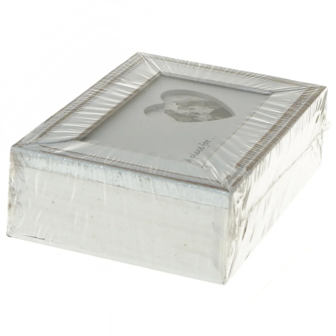 Dekorativ boks med fotoramme fra Melinera (str. 17x11,5x5 cm)