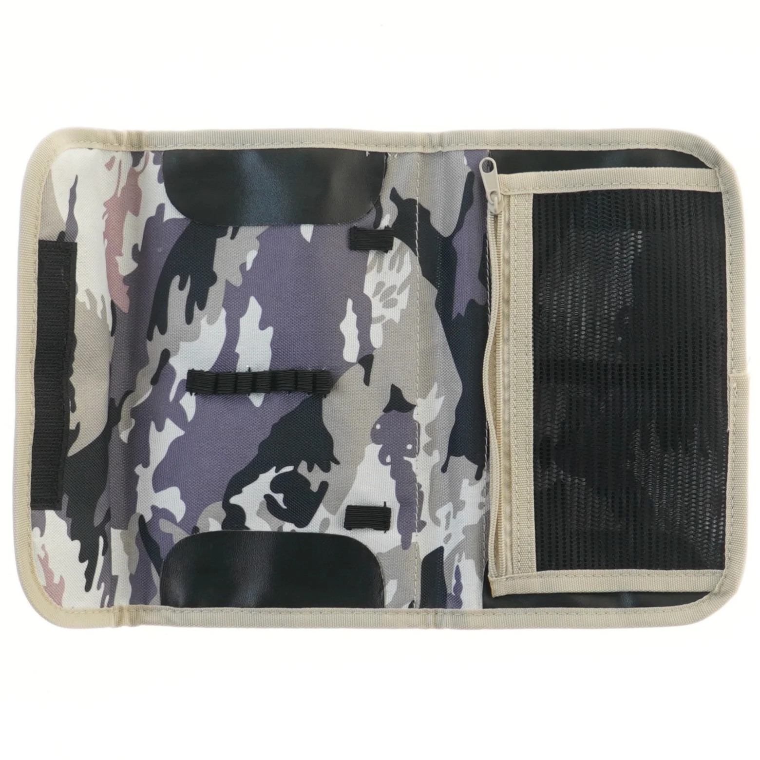 Pung med camouflage mønster (str. 14x22 cm)