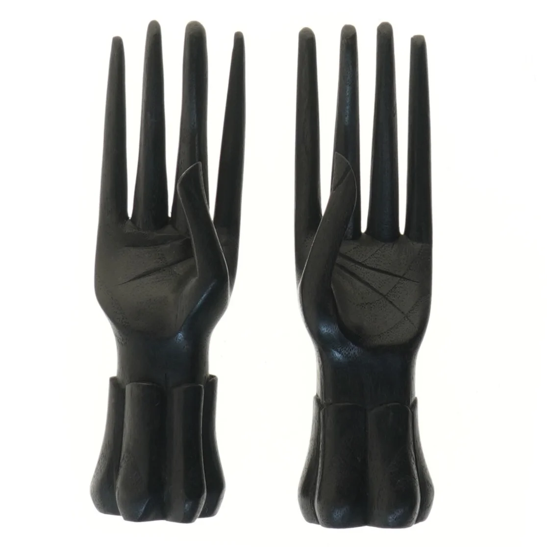 Dekorative træhånd skulpturer (str. 20 cm)