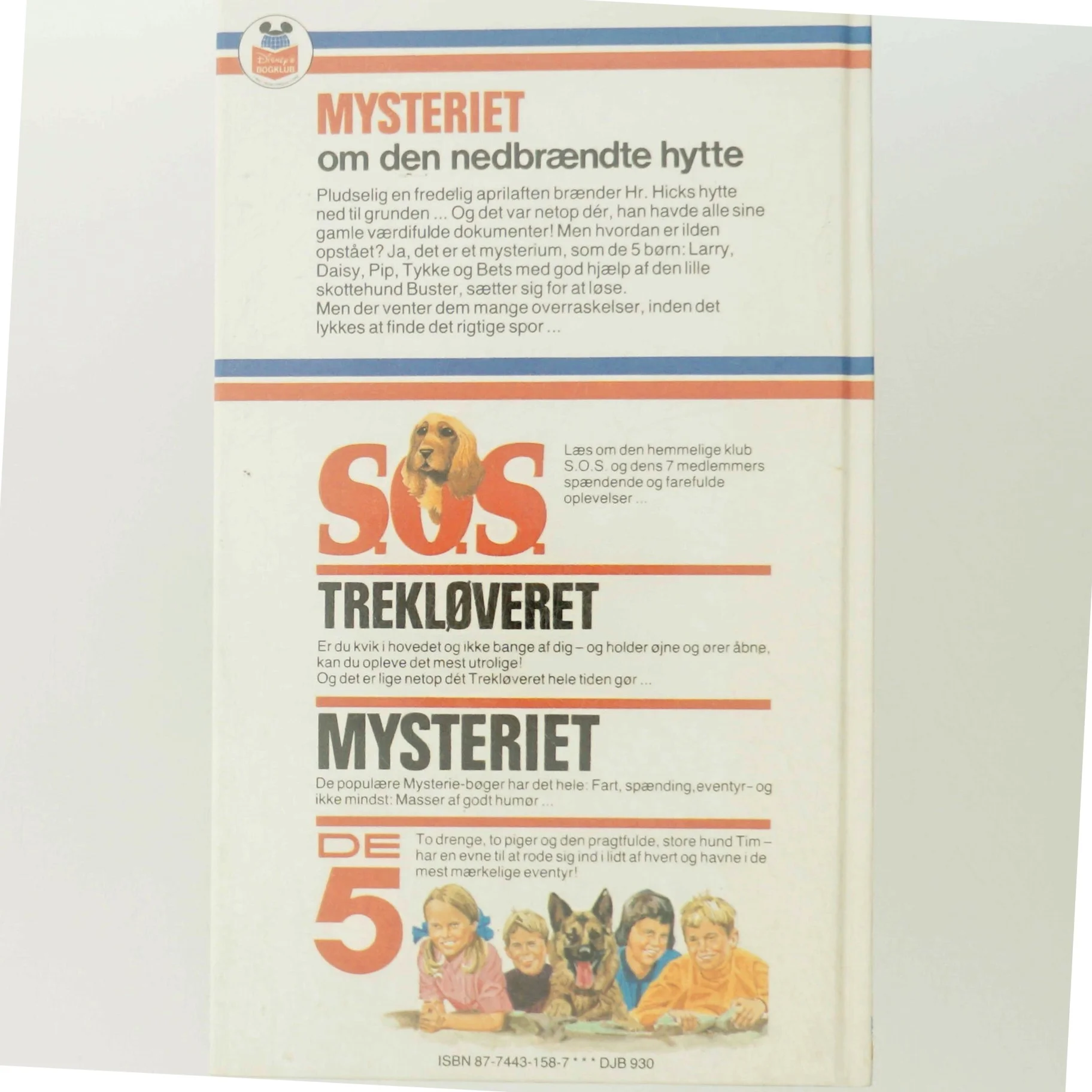 Mysteriet om den nedbrændte hytte af Enid Blyton (Bog) fra Enid Blyton