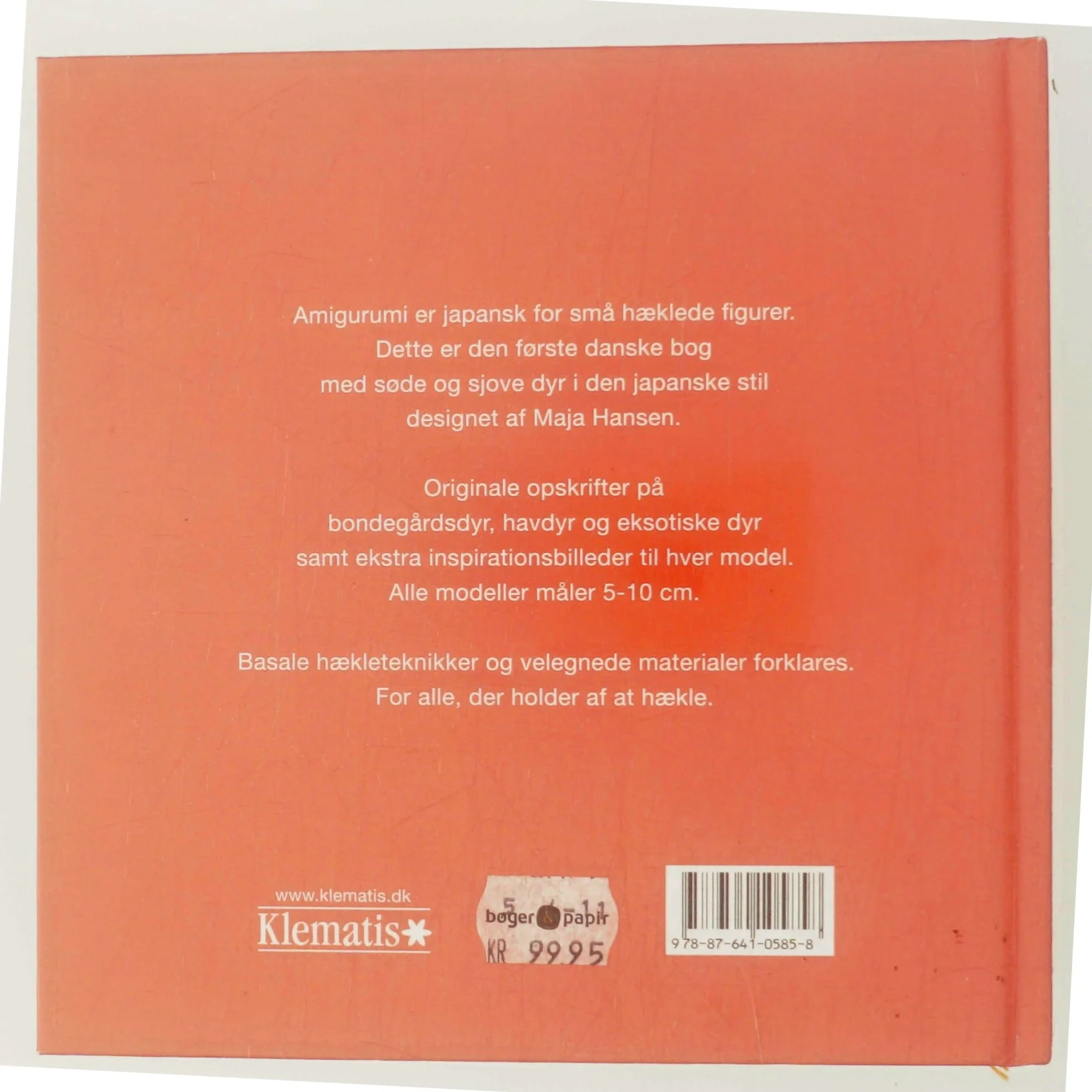 Hæklede dyr af Maja Hansen (f. 1982-05-02) (Bog)