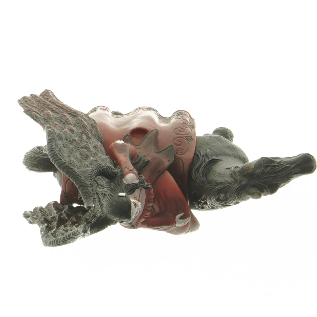 Figur af engel på hest fra Schleich (str. 13,5 cm)