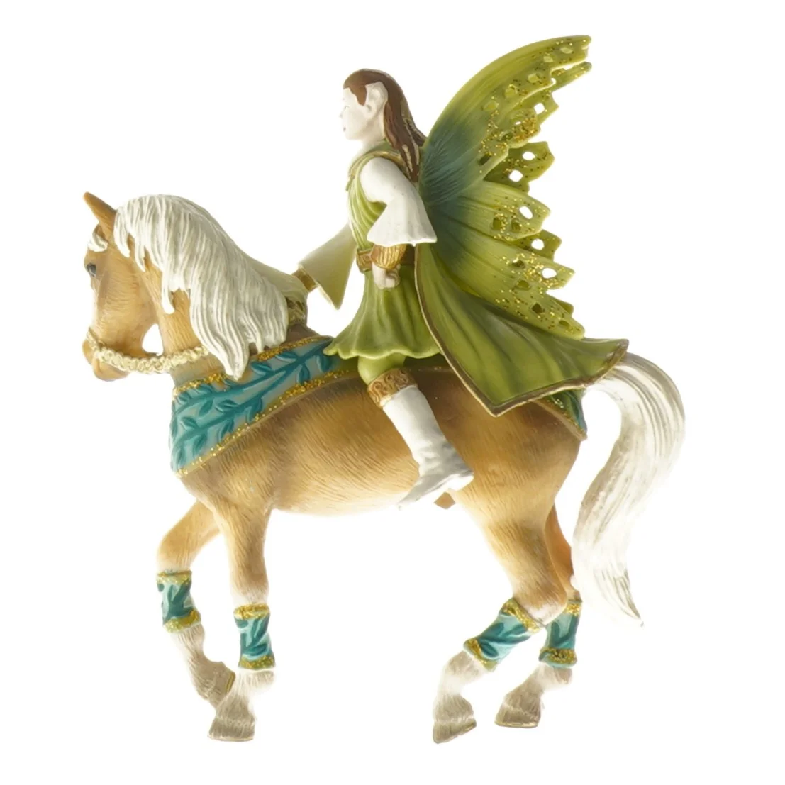 Elv med vinget på hestefigur fra Schleich (str. 12 cm)