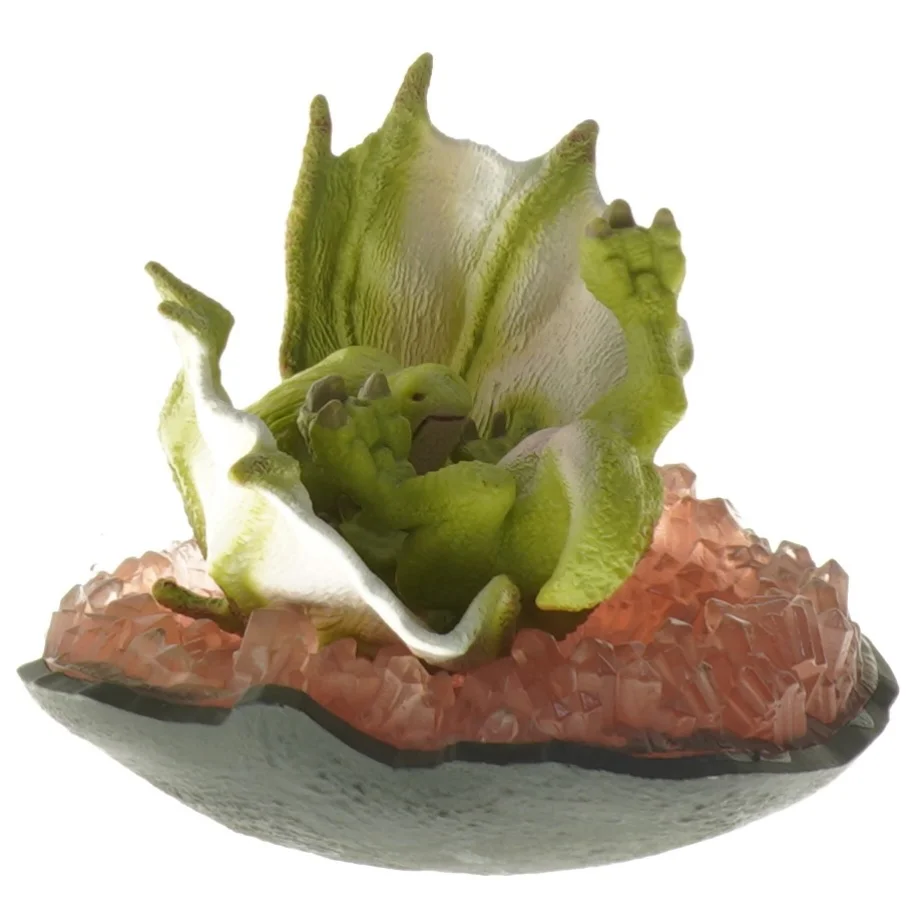 Dekorativ dragefigur på krystalbase (str. 13,5 cm)