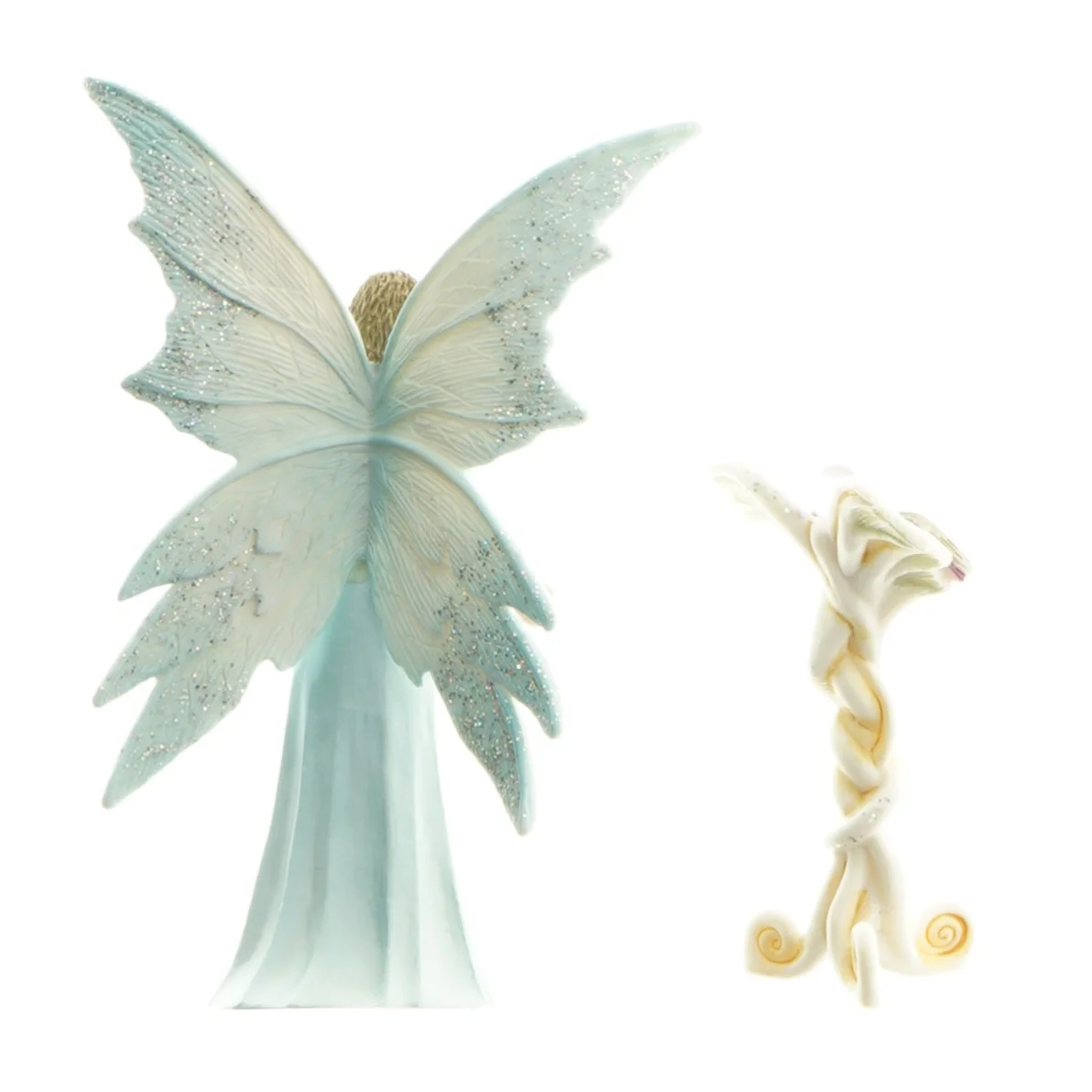 Figur af fe med bogstativ (str. 12,5 cm)