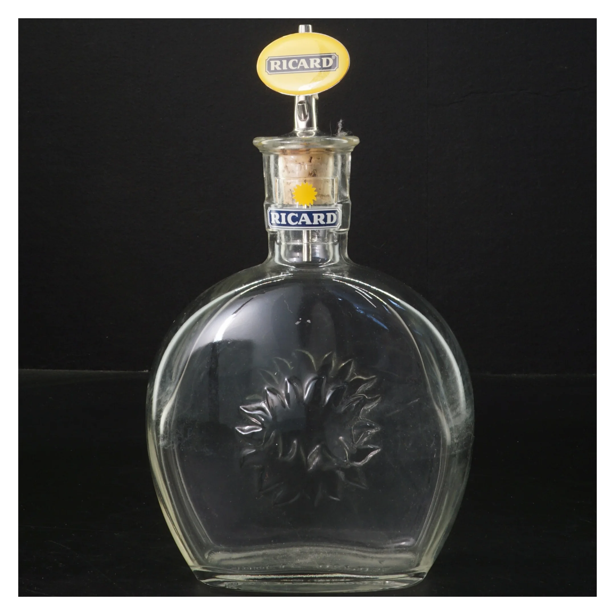 Ricard karaffel med prop fra Ricard (str. 23x13 cm)