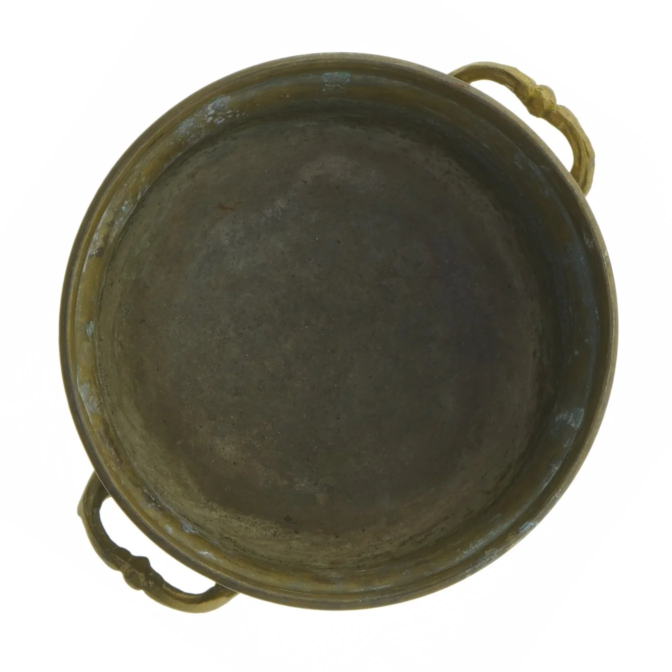 Messing urtepotteskjuler (str. Ø 13,5x11 cm)